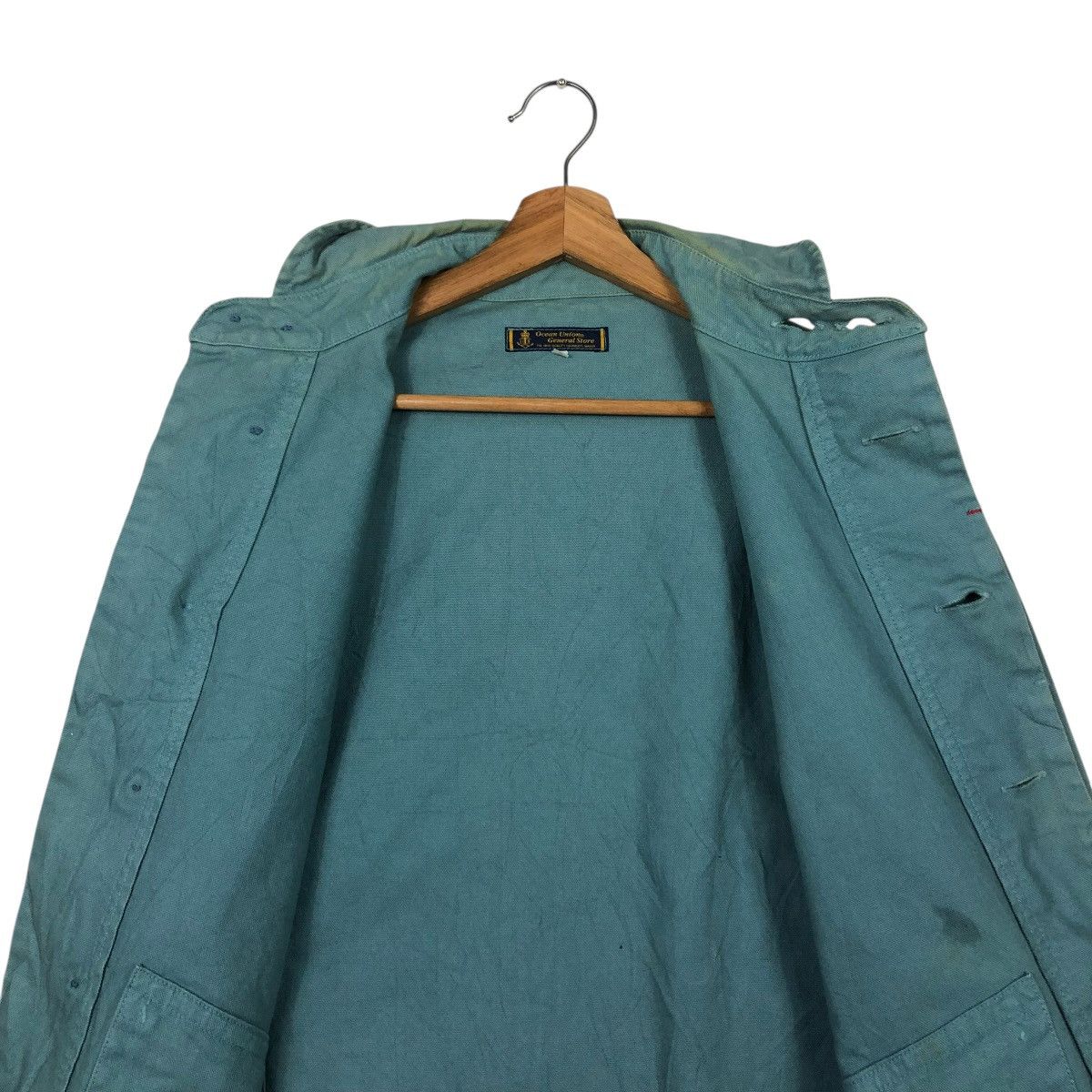 Vintage 🔥VINTAGE CHORE WORK MILITARY SHAWL COLLAR OCEAN UNION Size US S / EU 44-46 / 1 - 16 Thumbnail