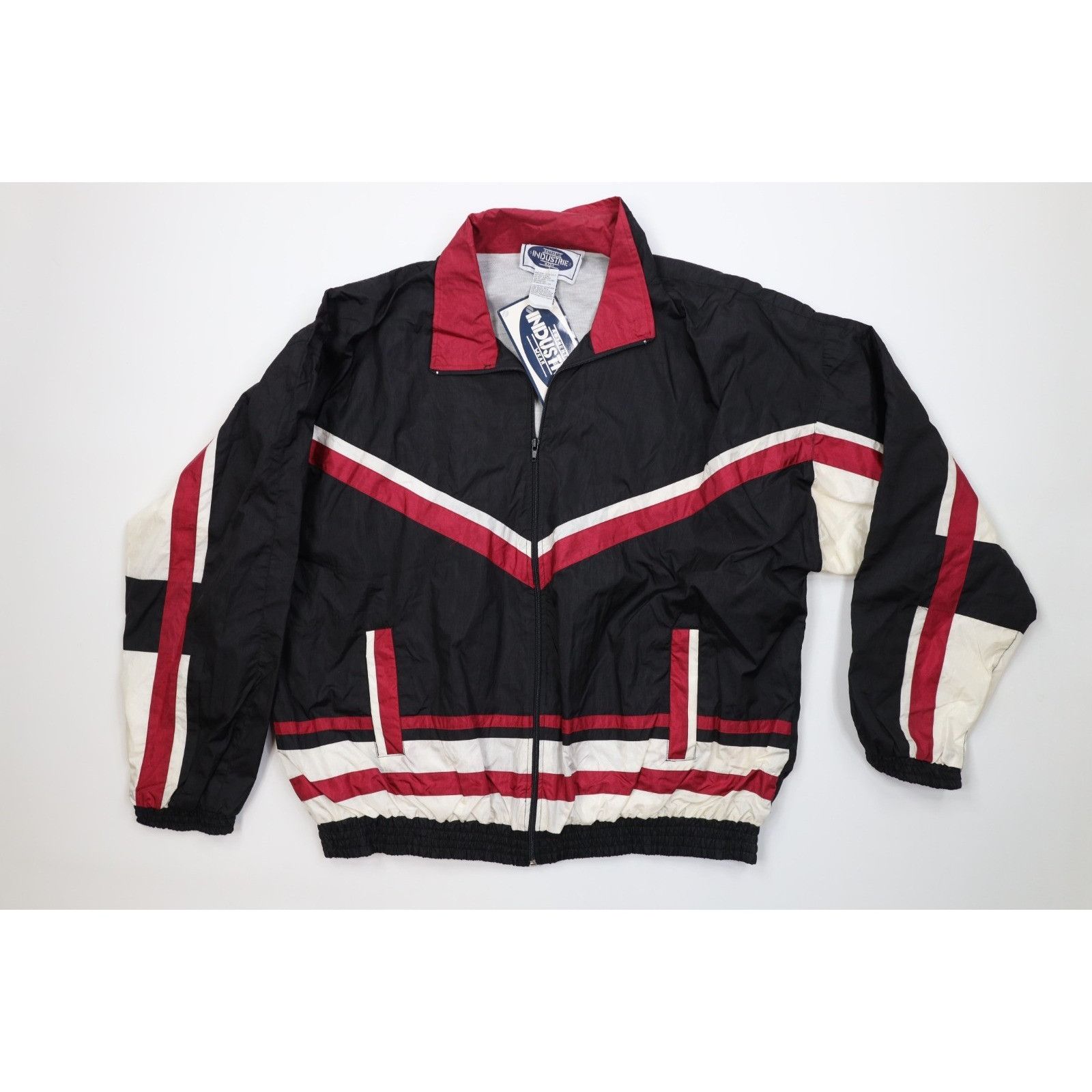 Vintage Deadstock Vintage 90s Streetwear Windbreaker Track Suit Size US XL / EU 56 / 4 - 2 Thumbnail