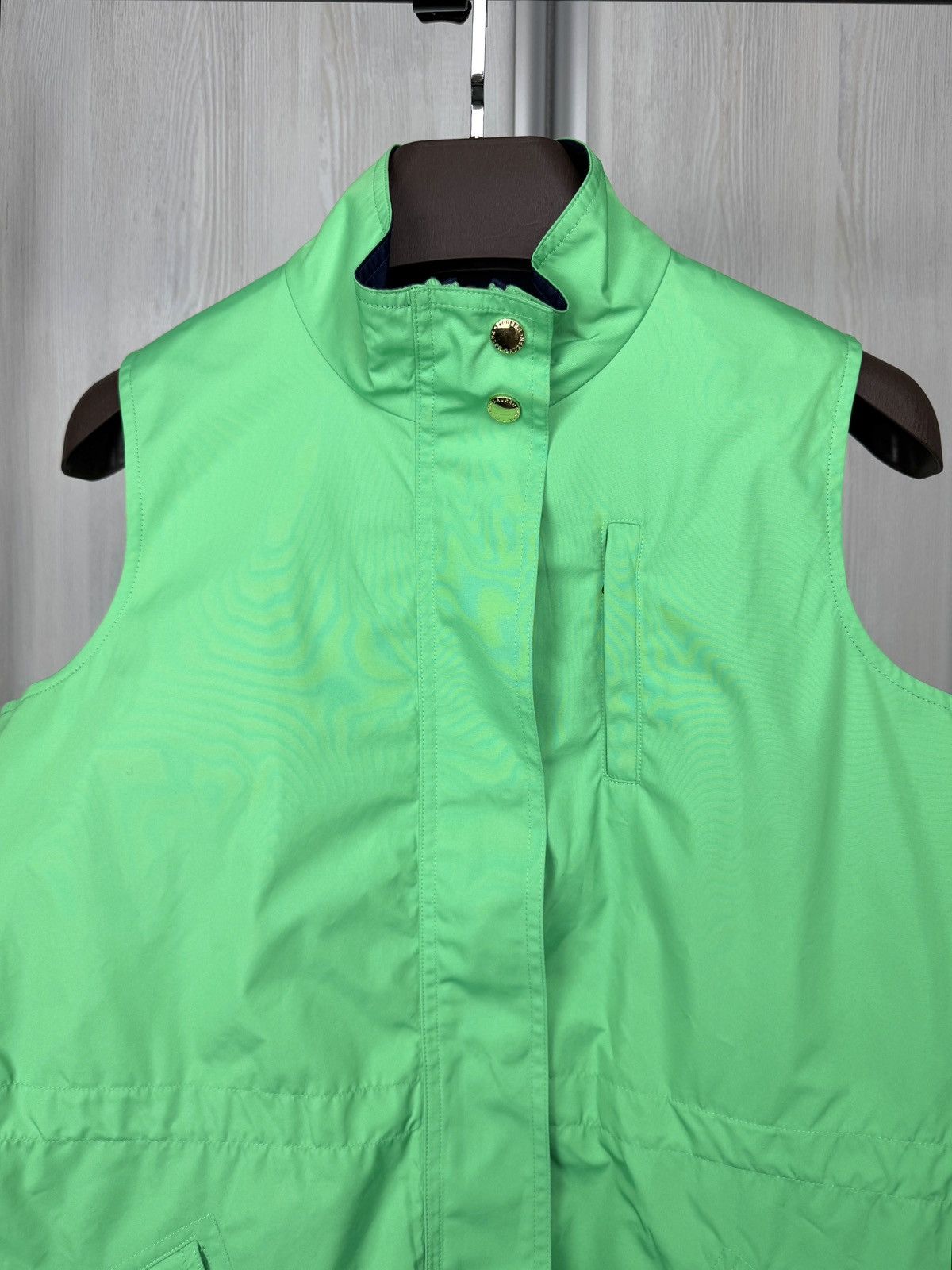 Lauren Ralph Lauren Lauren Ralph Lauren Blue & Green Reversible Zip Front Vest Size L / US 10 / IT 46 - 5 Thumbnail