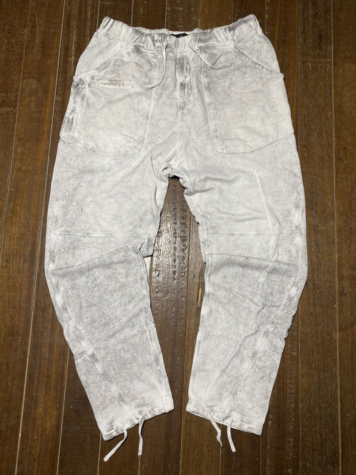 Stone Island Stone Island Fall Out White Sweatpants Size US 32 / EU 48 - 2 Thumbnail