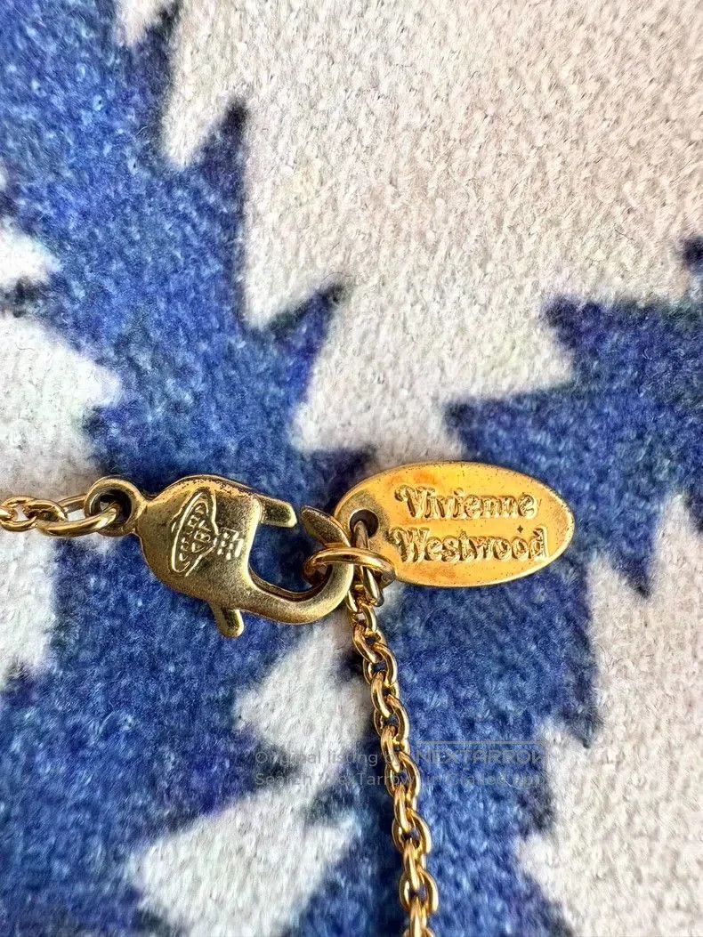Other Vivienne Westwood Gold Crystal Saturn Necklace . Size ONE SIZE - 4 Thumbnail