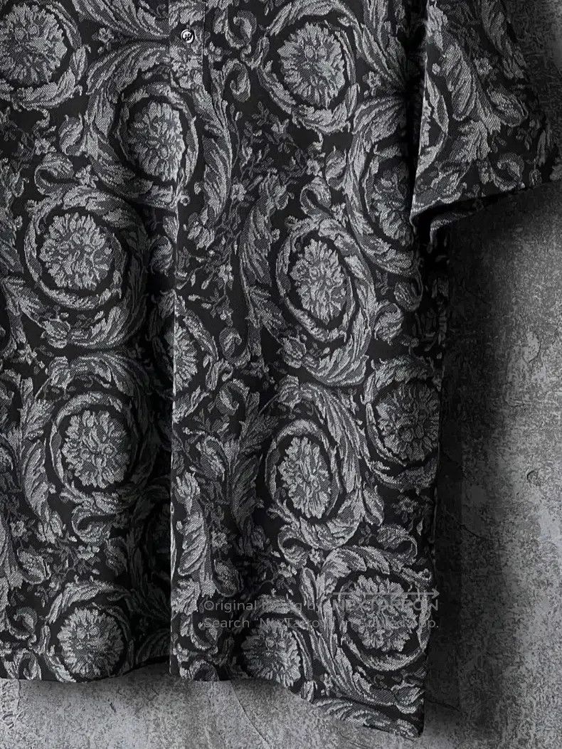 Versace Versace Patterned short-sleeved polo shirt Size US M / EU 48-50 / 2 - 2 Thumbnail