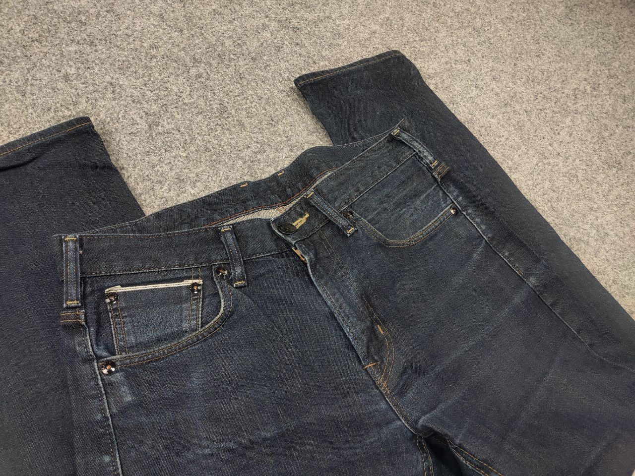Edwin Edwin Vintage Japan Selvedge Distressed Denim Jeans ES505S Size US 33 - 10 Thumbnail