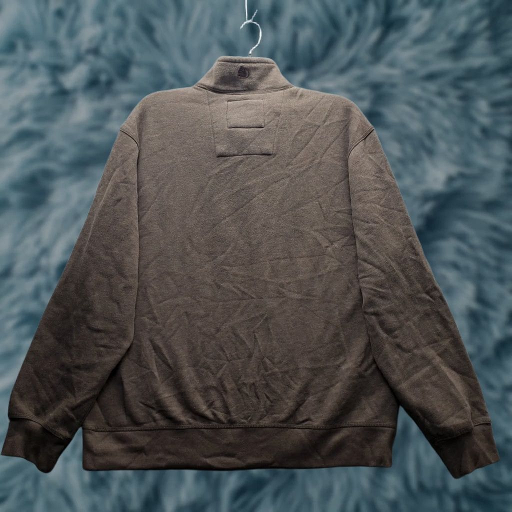 Vintage G.H. Bass & Co. Sweater Mens XXL Brown Fleece Lined Mock Neck Quarter Button Shirt Size US XXL / EU 58 / 5 - 1 Thumbnail