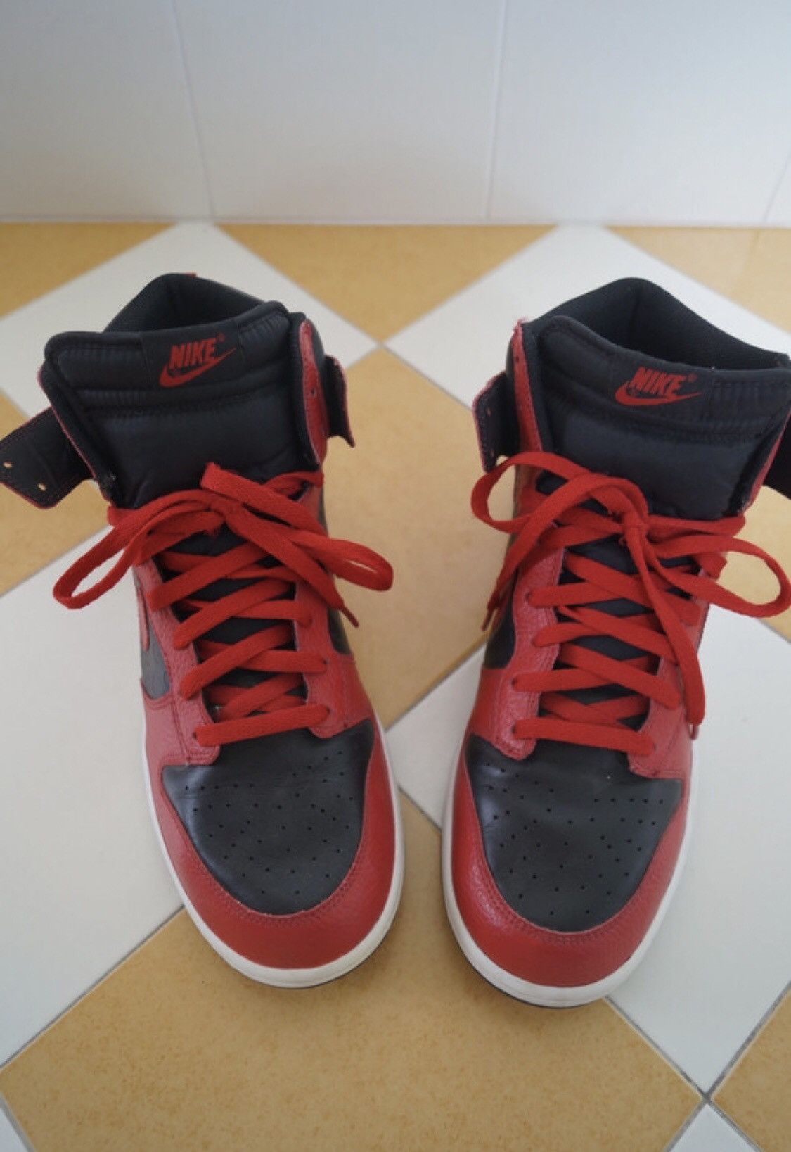 Nike Nike Dunk High - “Be True to Your Street” - Black/Red (2010) Size US 12 / EU 45 - 1 Thumbnail