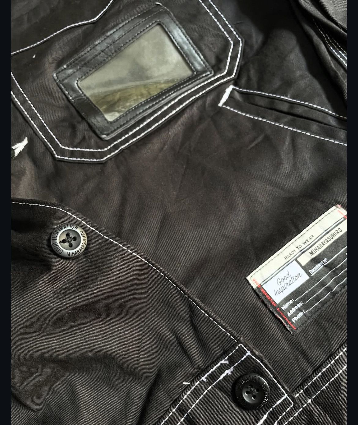 Maison MIHARA YASUHIRO 2000s Miharayasuhiro Double Pocket Jacket Size US L / EU 52-54 / 3 - 3 Thumbnail
