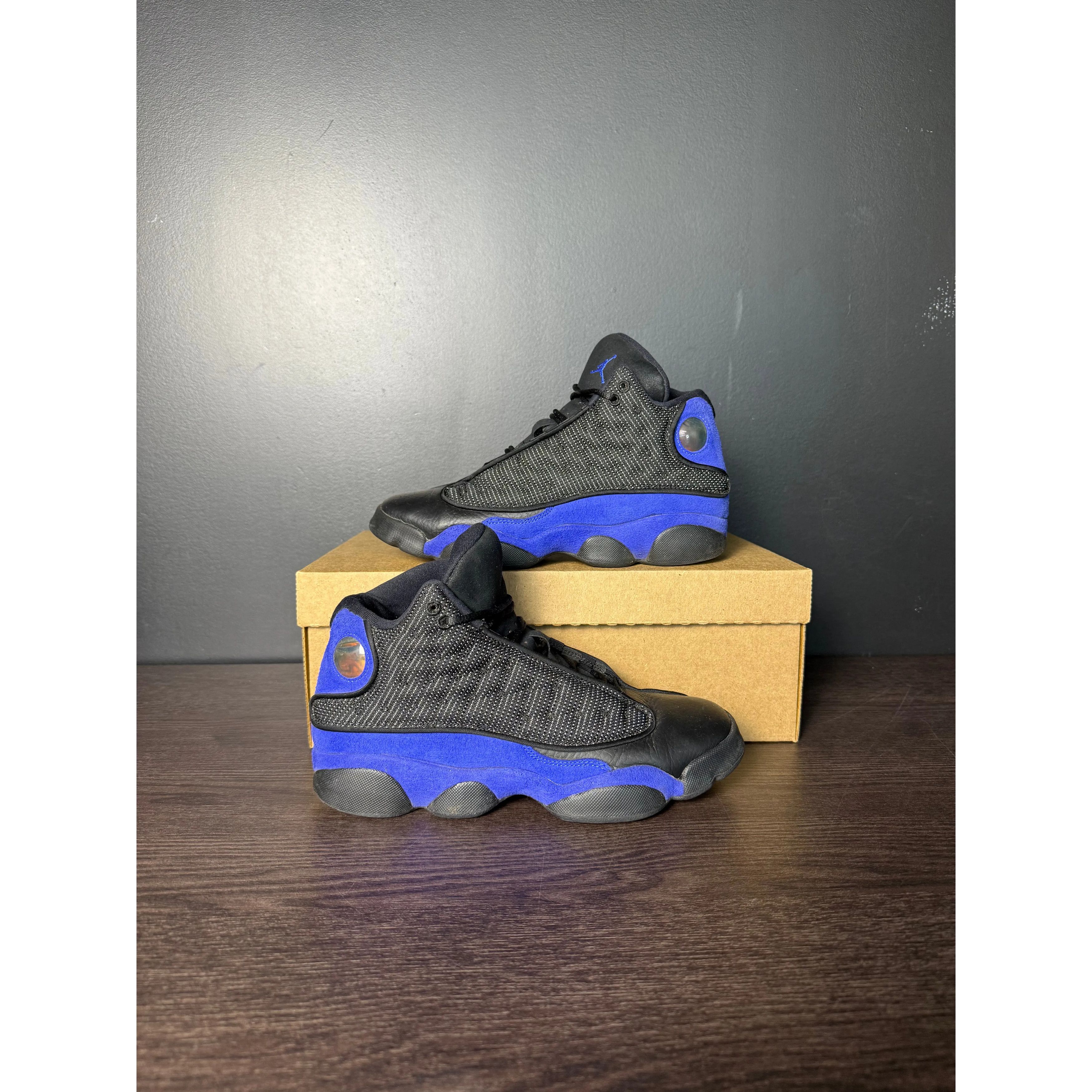 Jordan Brand Air Jordan 13 Retro "Black Hyper Royal" (GS) **PRE-OWNED** REP. BOX - Size 7 Size US 7 / EU 40 - 1 Thumbnail