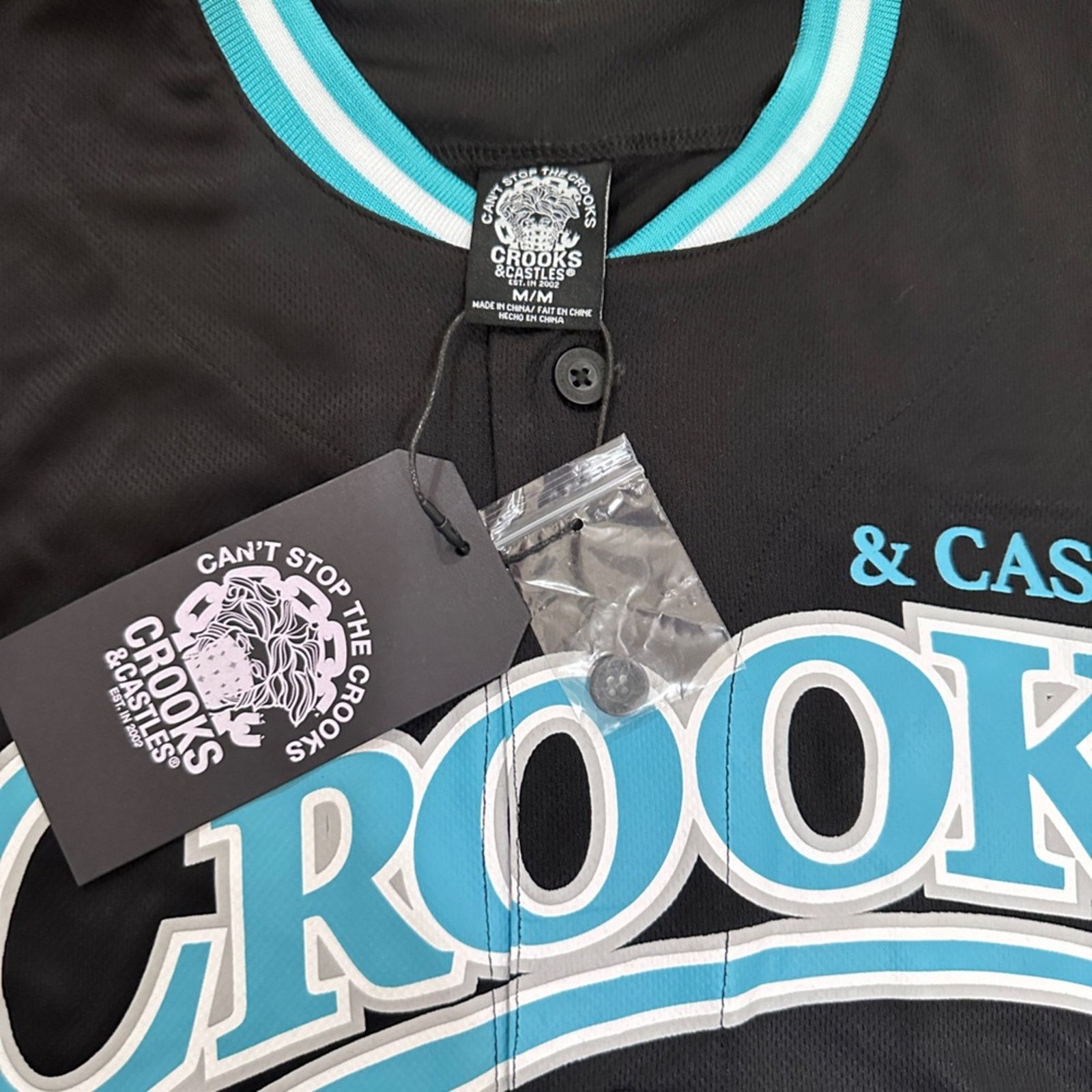 Crooks & Castles NWT Crooks & Castles Baseball Jersey Size US M / EU 48-50 / 2 - 4 Thumbnail