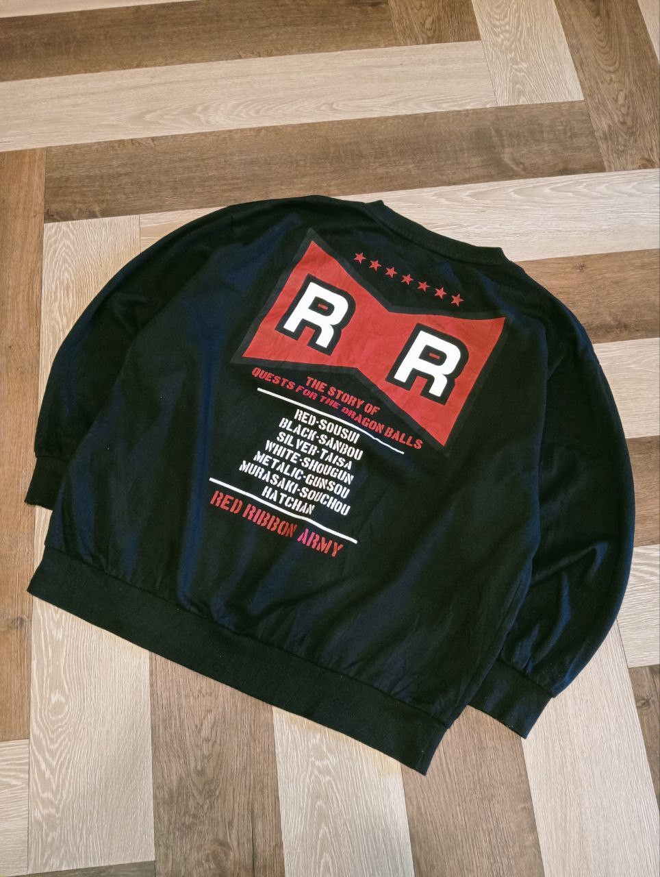 Japanese Brand DRAGON BALL RED RIBBON ARMY SWEATSHIRT Size US XXL / EU 58 / 5 - 1 Thumbnail