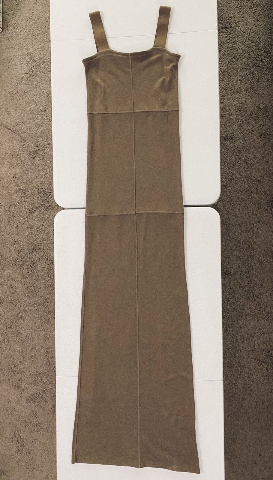 Lemaire Lemaire Square Neck Maxi Dress in tobacco brown S Size S / US 4 / IT 40 - 9 Thumbnail
