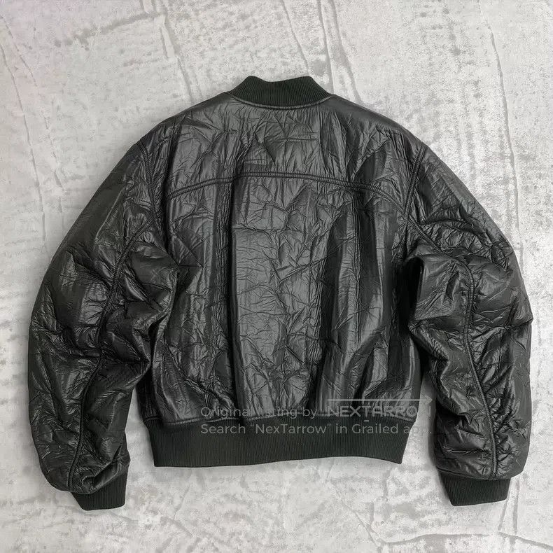 Dries Van Noten Dries Van Noten Back Zip Pleated Jacket, Brown Green Size US M / EU 48-50 / 2 - 2 Thumbnail
