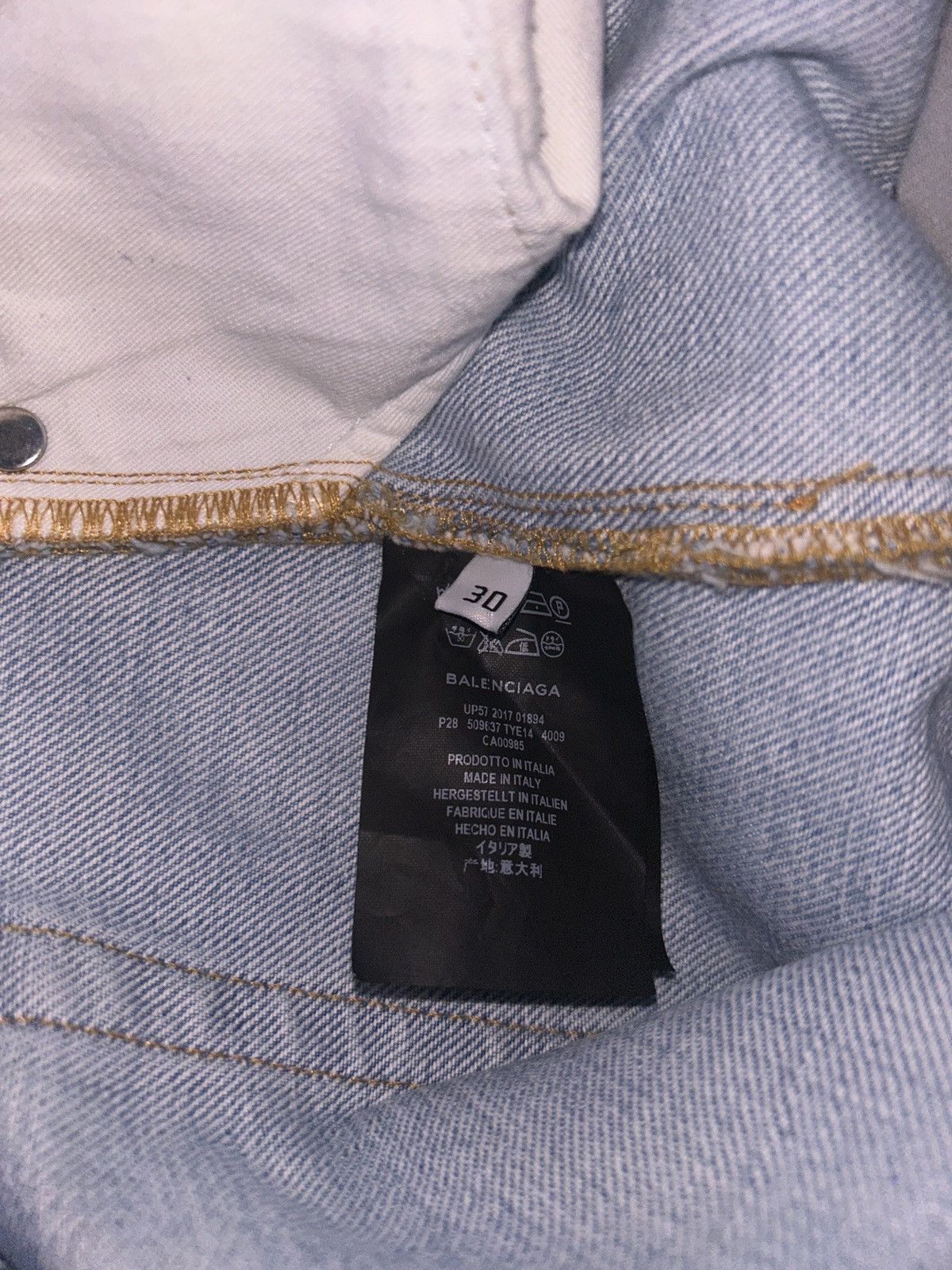 Balenciaga Balenciaga SS18 Convertible Denim Size US 30 / EU 46 - 4 Thumbnail