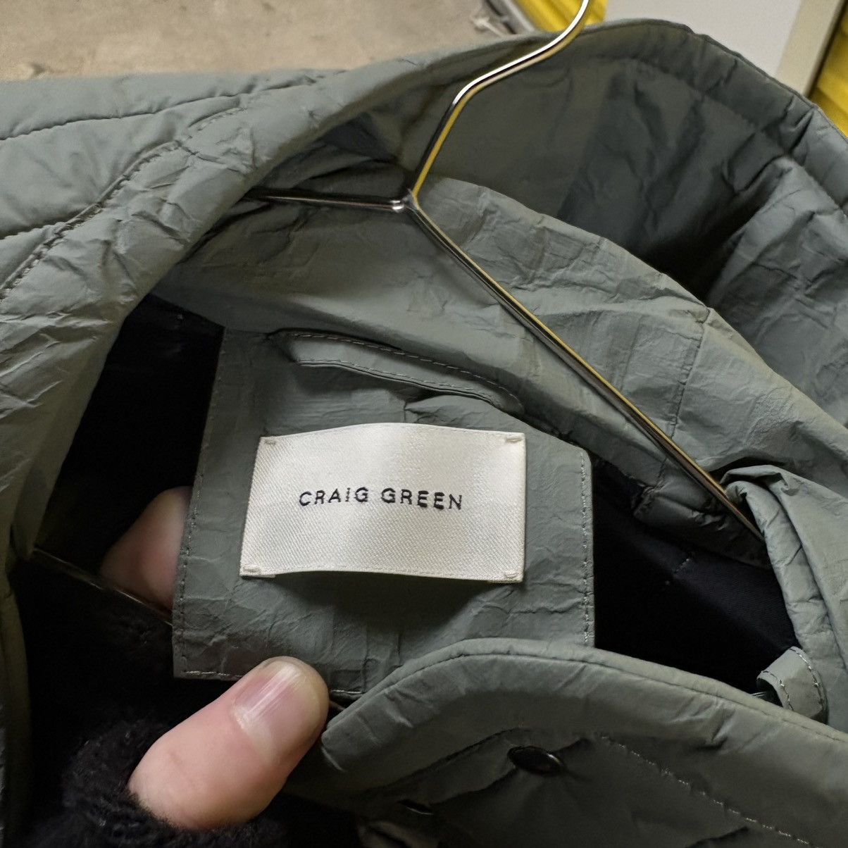 Craig Green Craig green deconstructed tyvek jacket in green Size US L / EU 52-54 / 3 - 7 Thumbnail