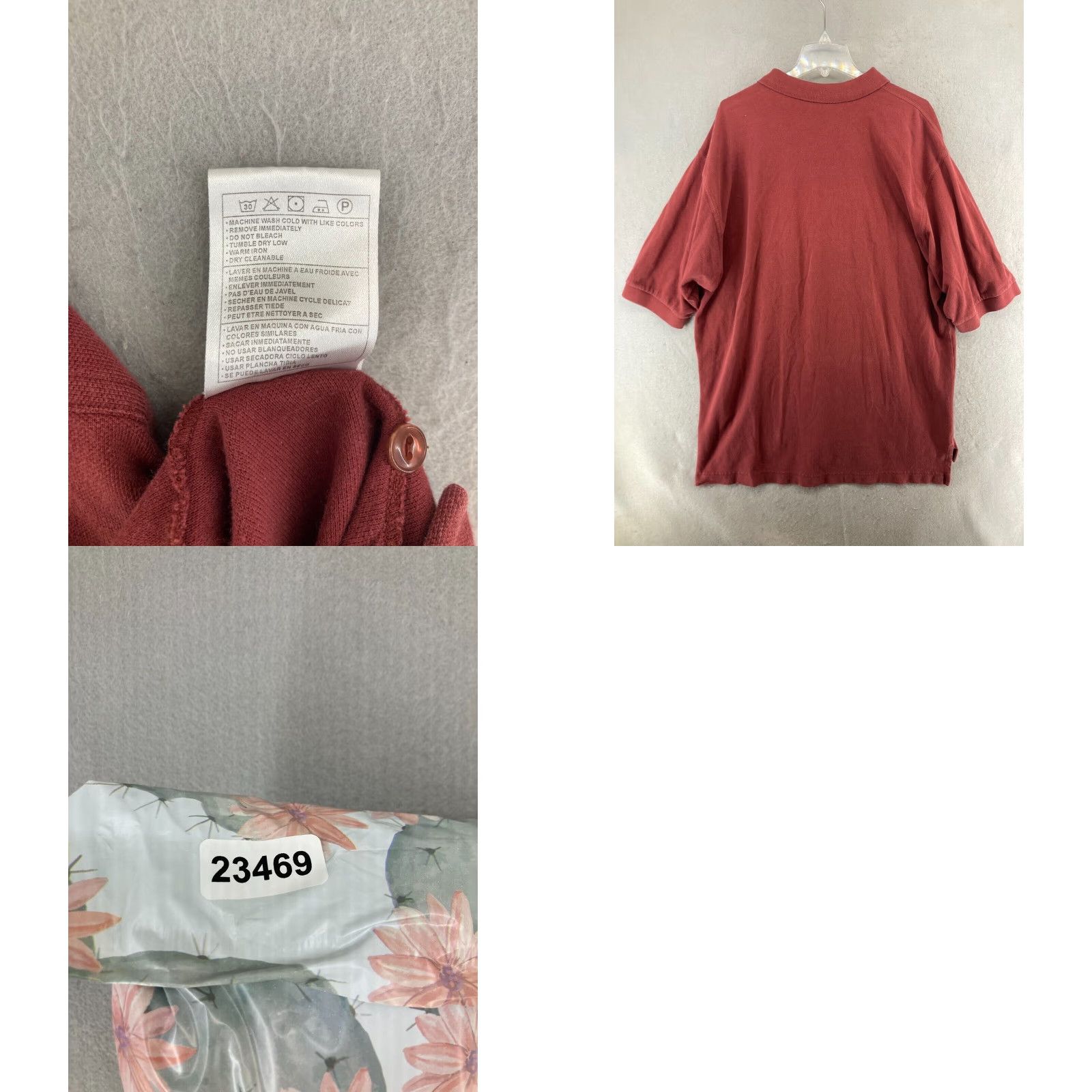 Nike VINTAGE Nike Polo Shirt XL Red 90s Mens Polo Shirt Red Nike Relaxed Size US XL / EU 56 / 4 - 8 Thumbnail