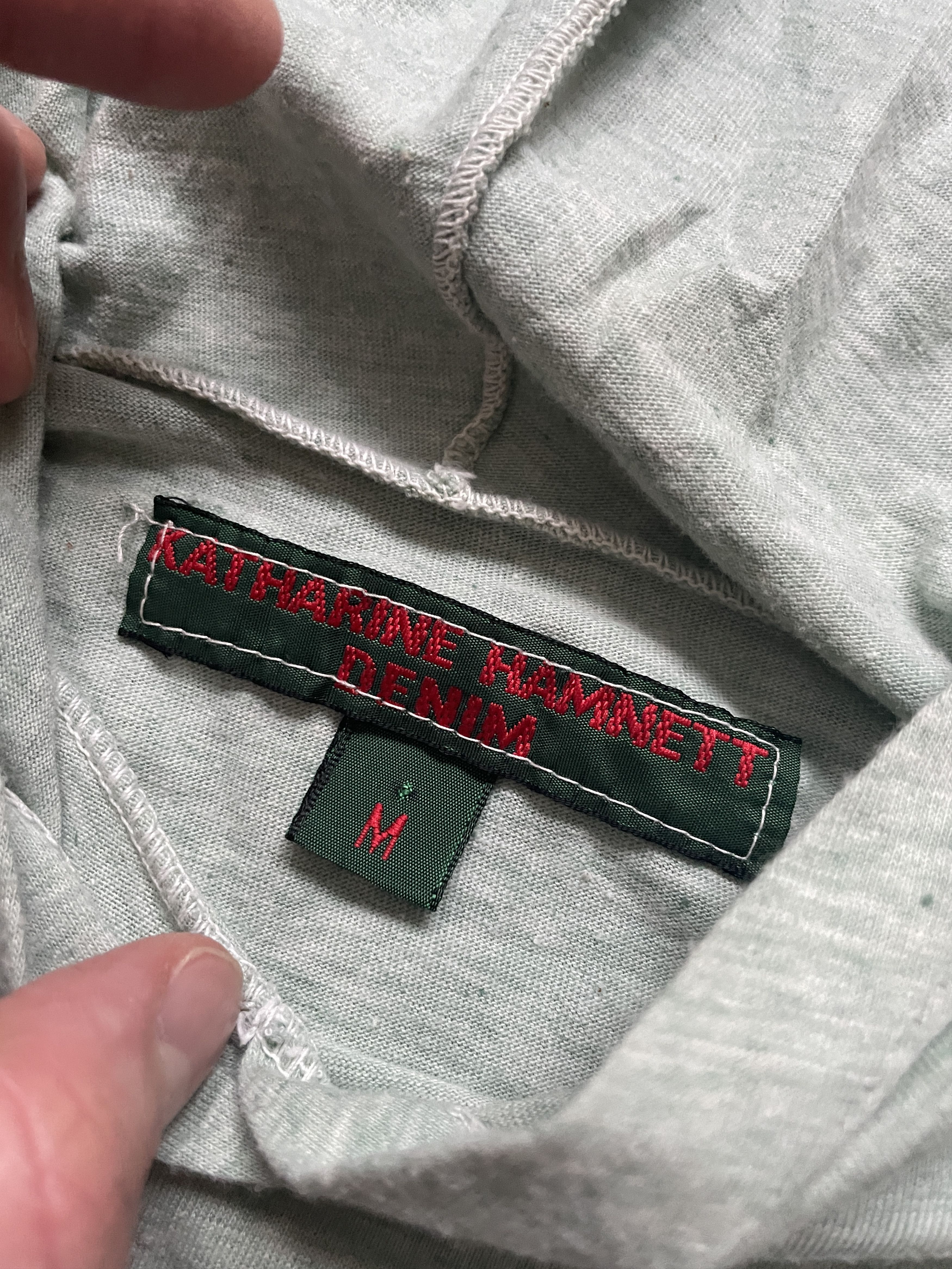 Katharine Hamnett London VINTAGE KATHARINE HAMNETT LONDON MINT HOODED LONGSLEEVE Size US M / EU 48-50 / 2 - 4 Thumbnail