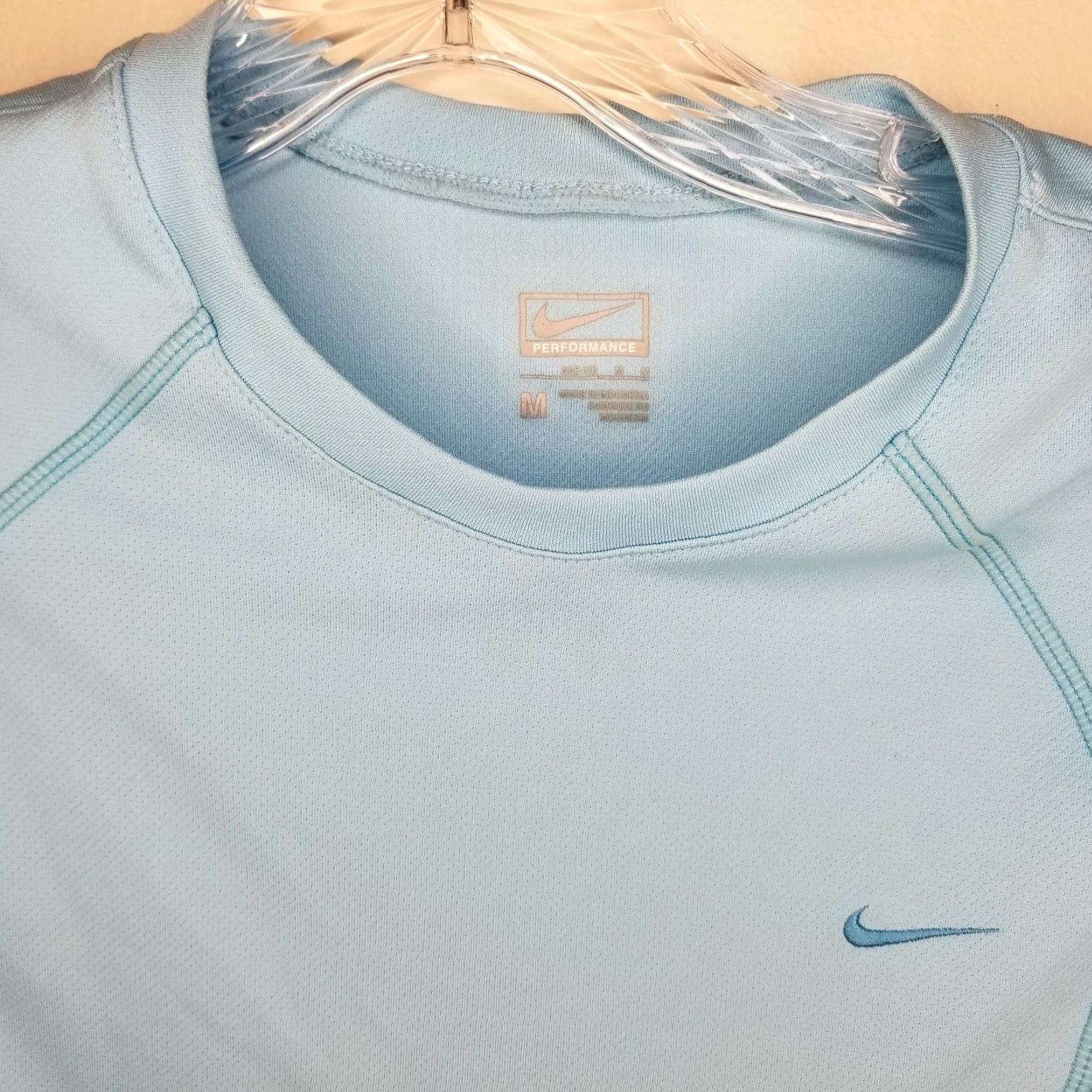 Nike Nike Women's Blue Short Sleeve Activewear T-Shirt Size M Women Sports Workout Top Size M / US 6-8 / IT 42-44 - 3 Thumbnail