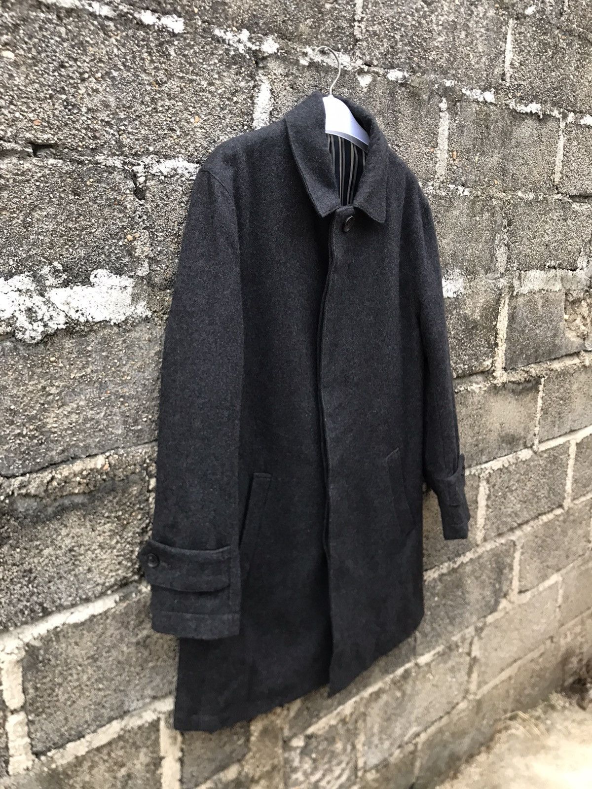 Japanese Brand ⚡️Vintage J.Ferry Men Wool Long Coat Jacket Size US M / EU 48-50 / 2 - 2 Thumbnail