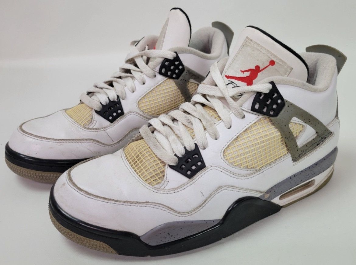 Nike nike Air Jordan 4 White Cement Size US 8.5 / EU 41-42 - 1 Thumbnail