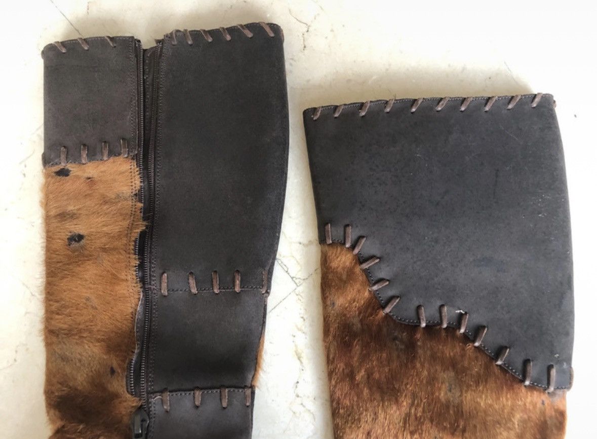 Other Vintage Cowhide Hair-On Leather Boots – Size 37 Size US 6 / IT 36 - 6 Thumbnail