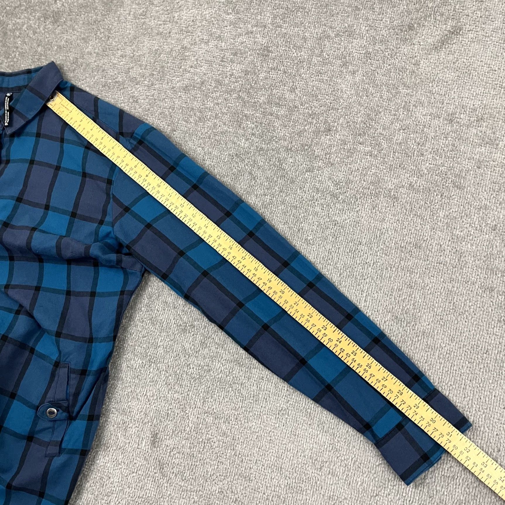 Vintage Kuhl Rukus Flannel Shirt Womens XL Blue Plaid Hiking Outdoor 1/2 Button Up 8341 Size XL / US 12-14 / IT 48-50 - 5 Thumbnail