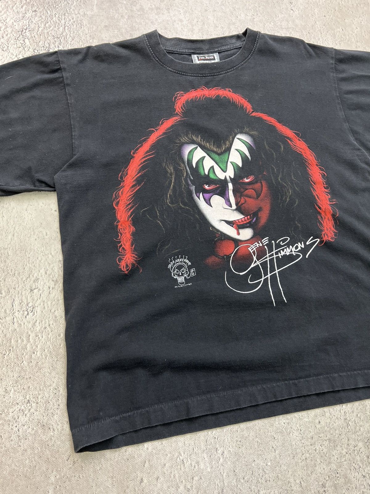 Band Tees × Vintage Vintage SINGLE STITCH Kiss Shirt Band Rare Tee Size US L / EU 52-54 / 3 - 2 Thumbnail