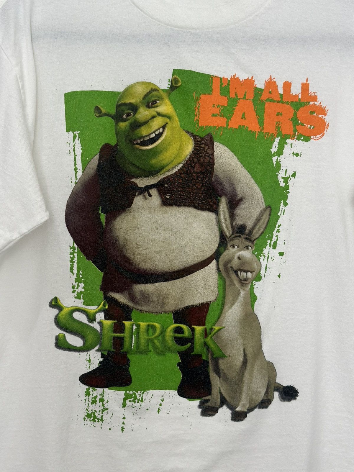 Monies Vintage Shrek 2 I’m All Ears DreamWorks Donkey Movie Promo Size US L / EU 52-54 / 3 - 3 Thumbnail
