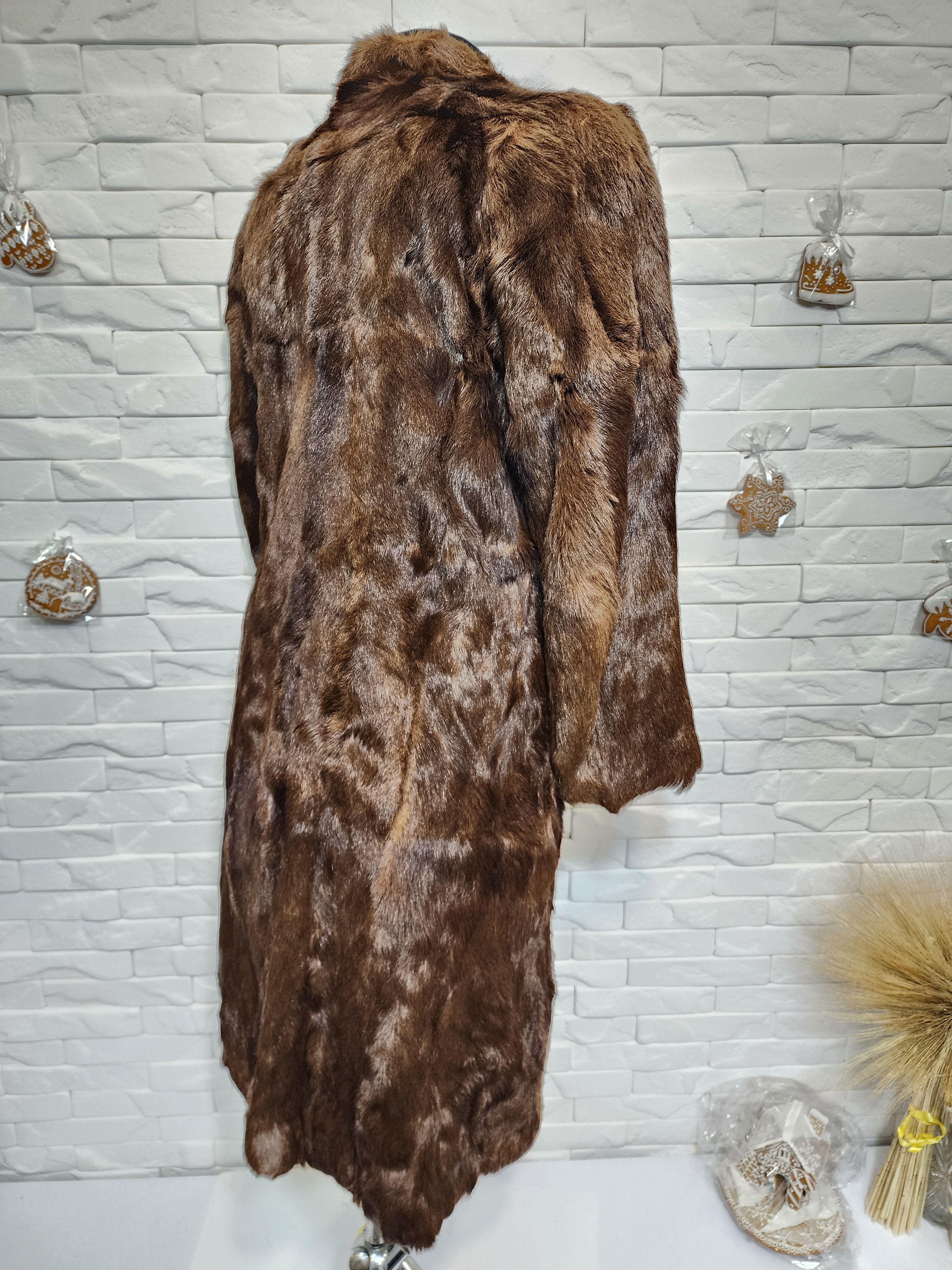 Furla Brown Goat Fur Coat - Women's Vintage Fur Size M / US 6-8 / IT 42-44 - 2 Thumbnail