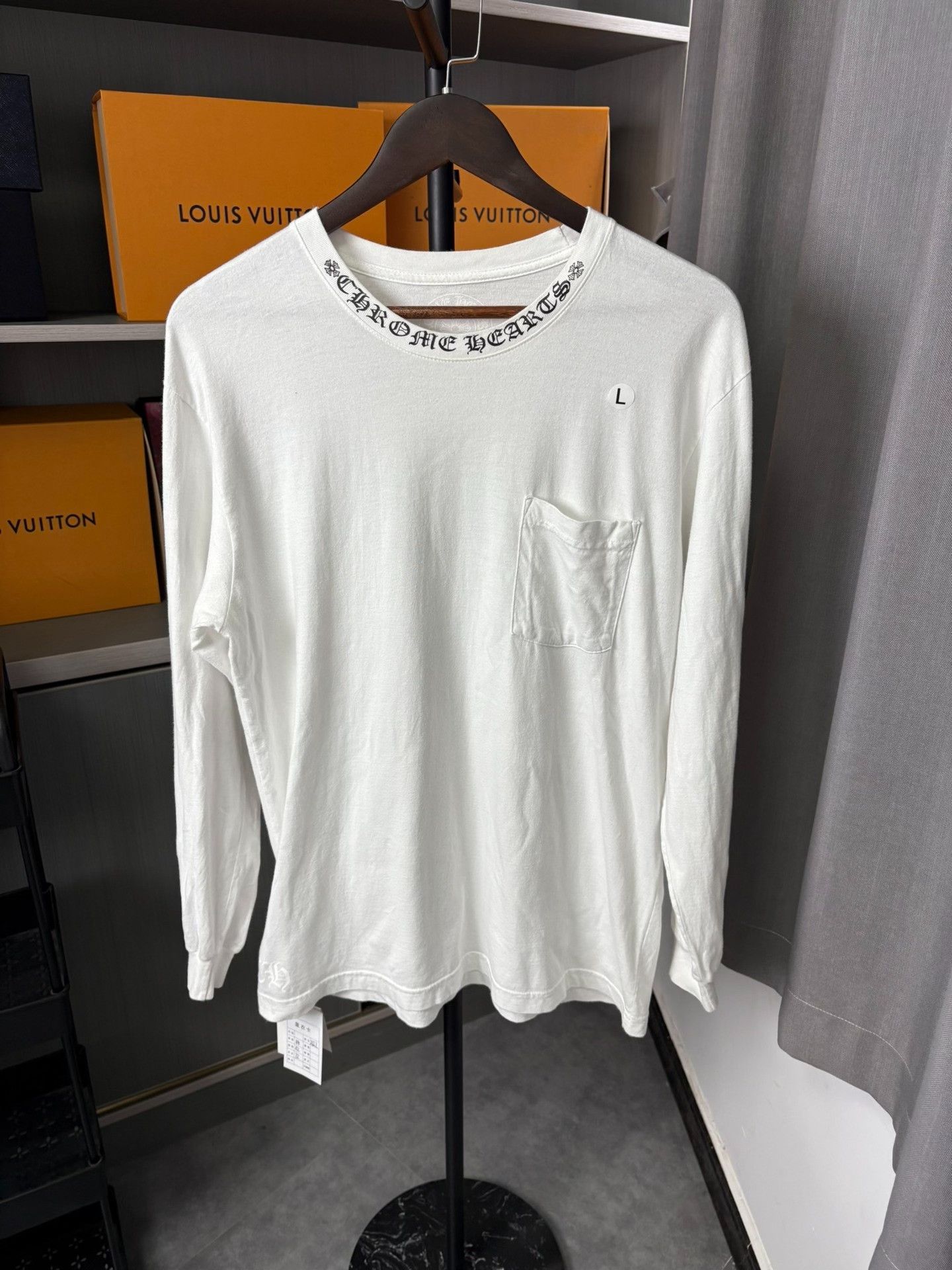 Chrome Hearts Chrome Hearts White T-Shirt L Men Size US L / EU 52-54 / 3 - 1 Thumbnail