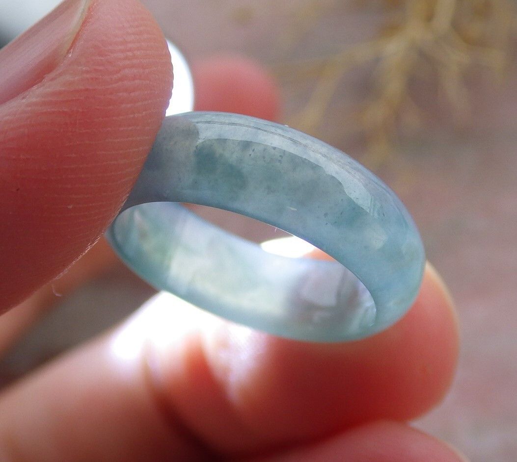 Other 108606 VS Certified ICY Jadeite Jade Green RING Circle NO.5 Size ONE SIZE - 6 Thumbnail