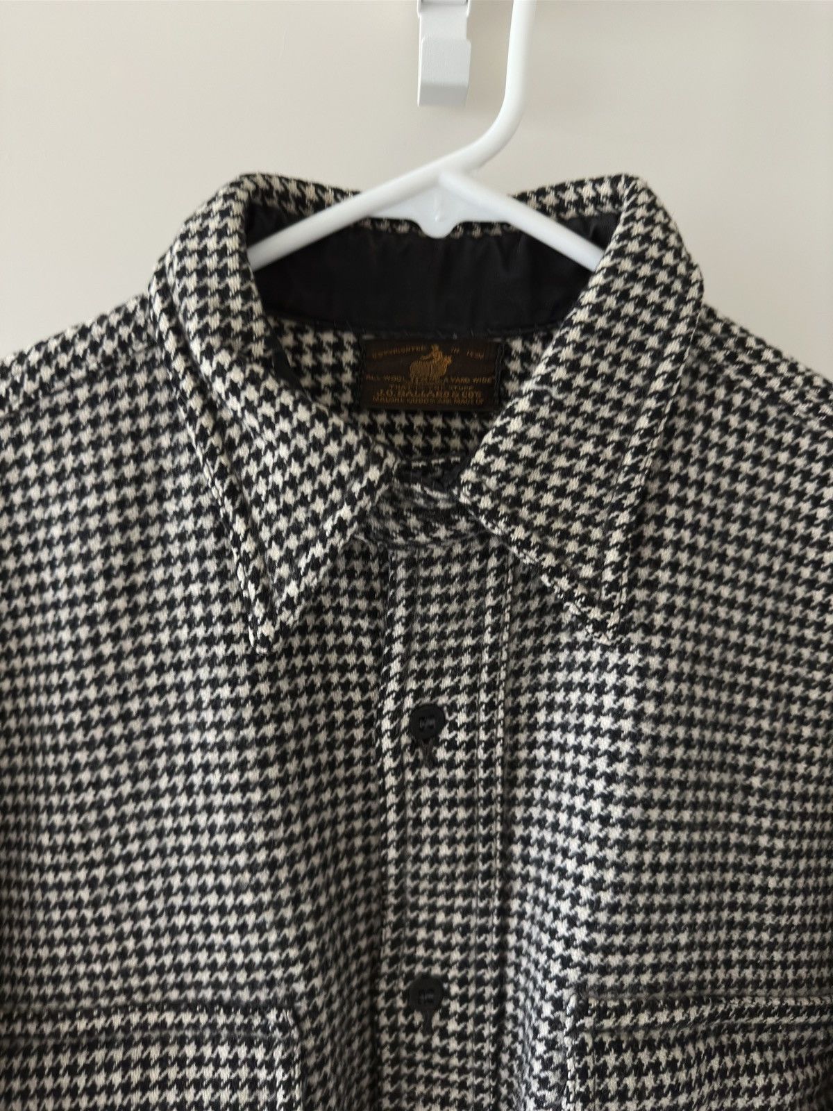 Vintage 1930s J.O. Ballard & Co Wool Shirt Size US L / EU 52-54 / 3 - 3 Thumbnail