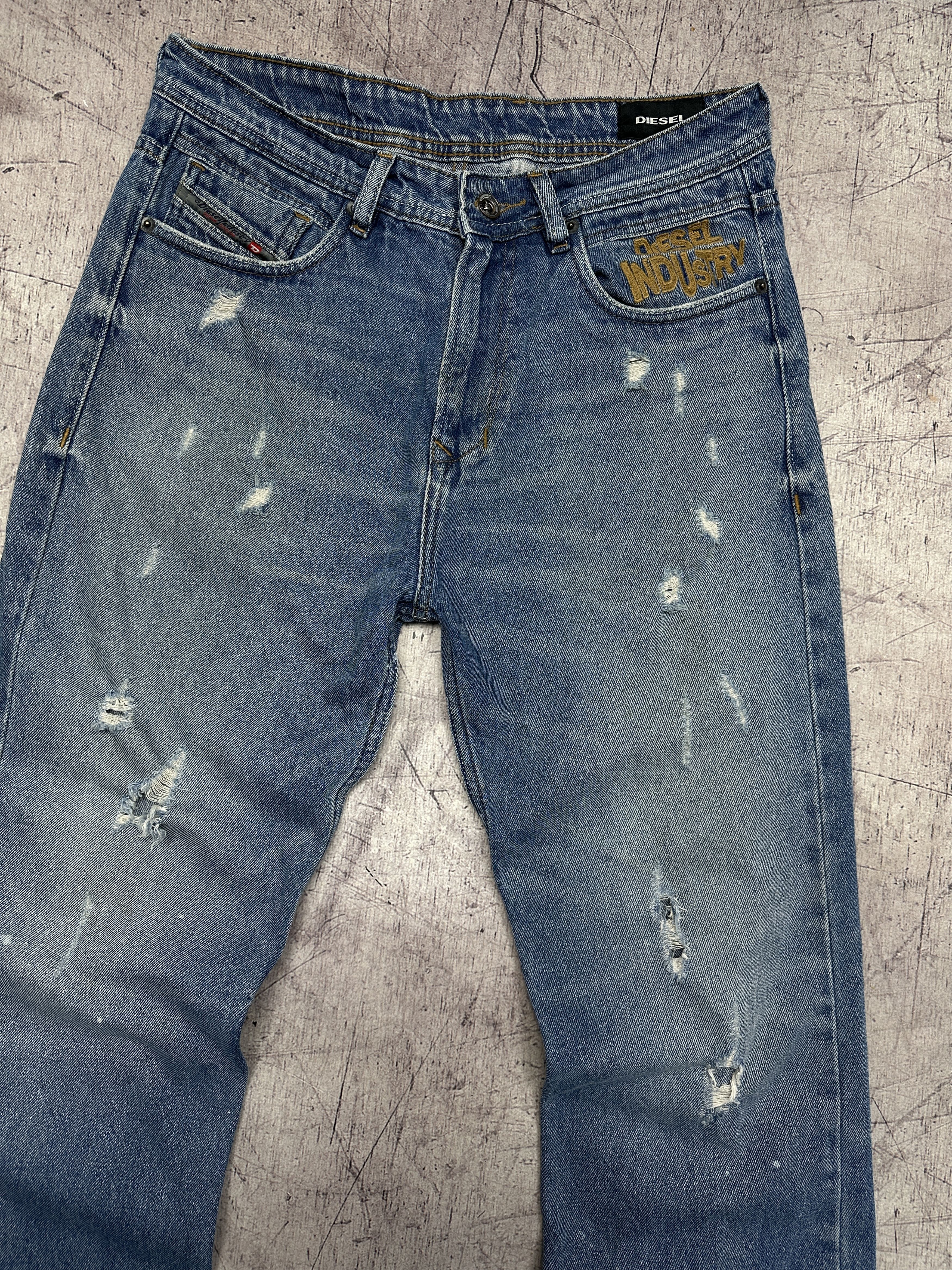 Diesel Diesel Mens Distressed Denim Pants Jeans Size US 32 / EU 48 - 5 Thumbnail