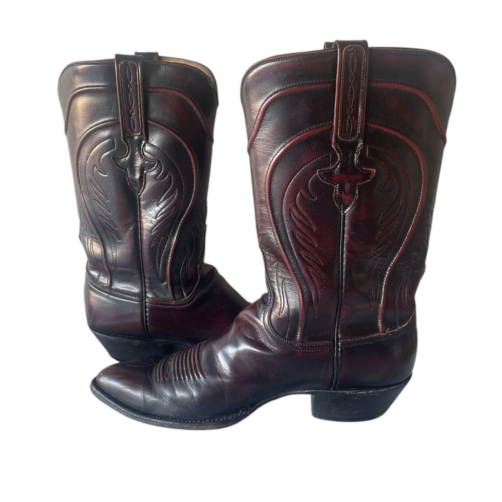 Lucchese Lucchese Seville Men's Cowboy Western Goat Skin Boots, 9.5B Size US 9.5 / EU 42-43 - 5 Thumbnail