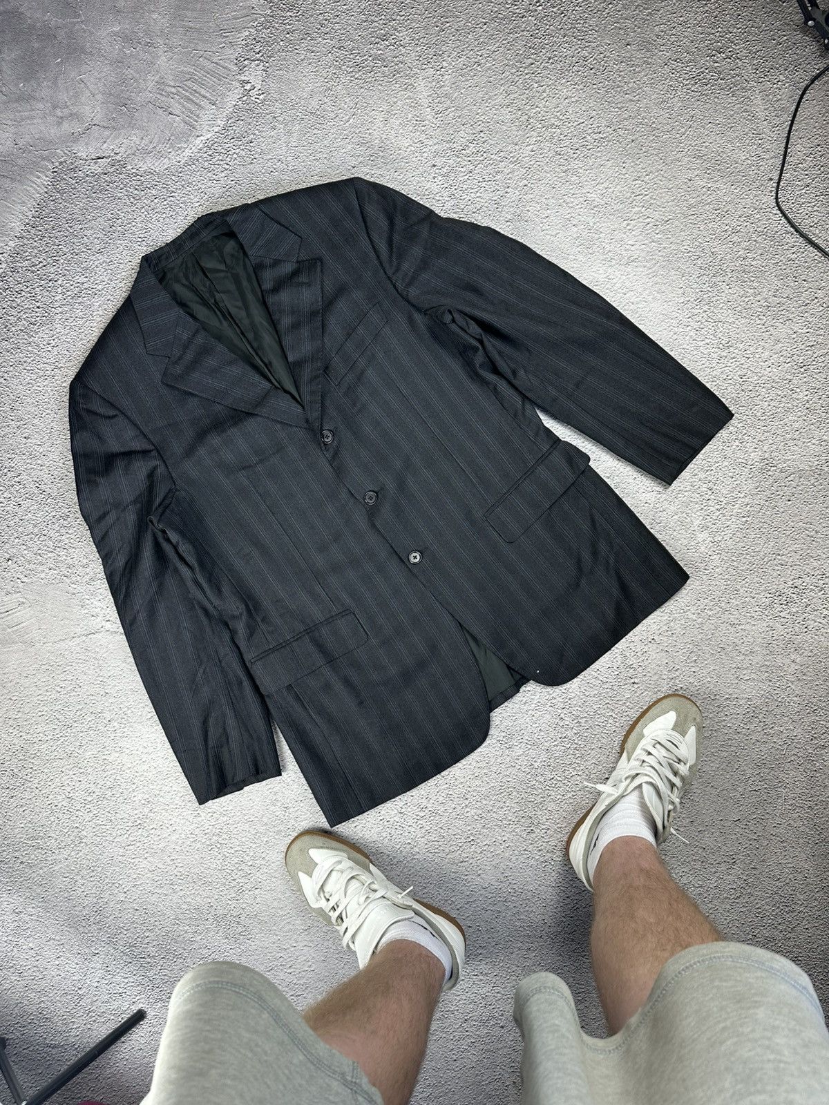 If Six Was Nine Mabro Uomo Loro Piana Wool Pinstripe Blazer 42R Old Money Size 42R - 1 Thumbnail