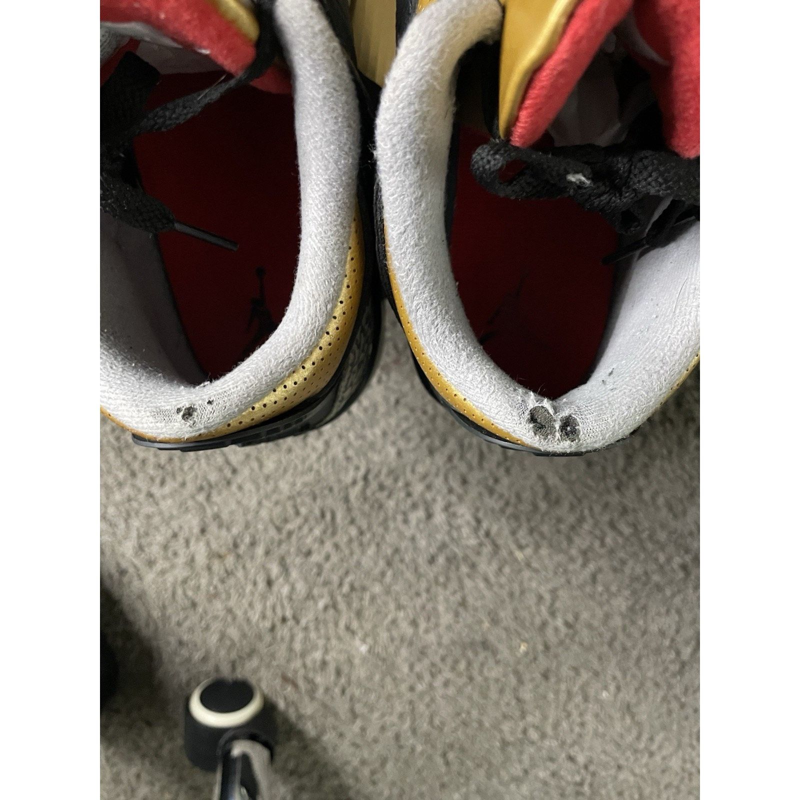 Jordan Brand Size 8.5M - Air Jordan 3 Retro Black Gold 2022 Womens 10 Size US 8.5 / EU 41-42 - 6 Thumbnail