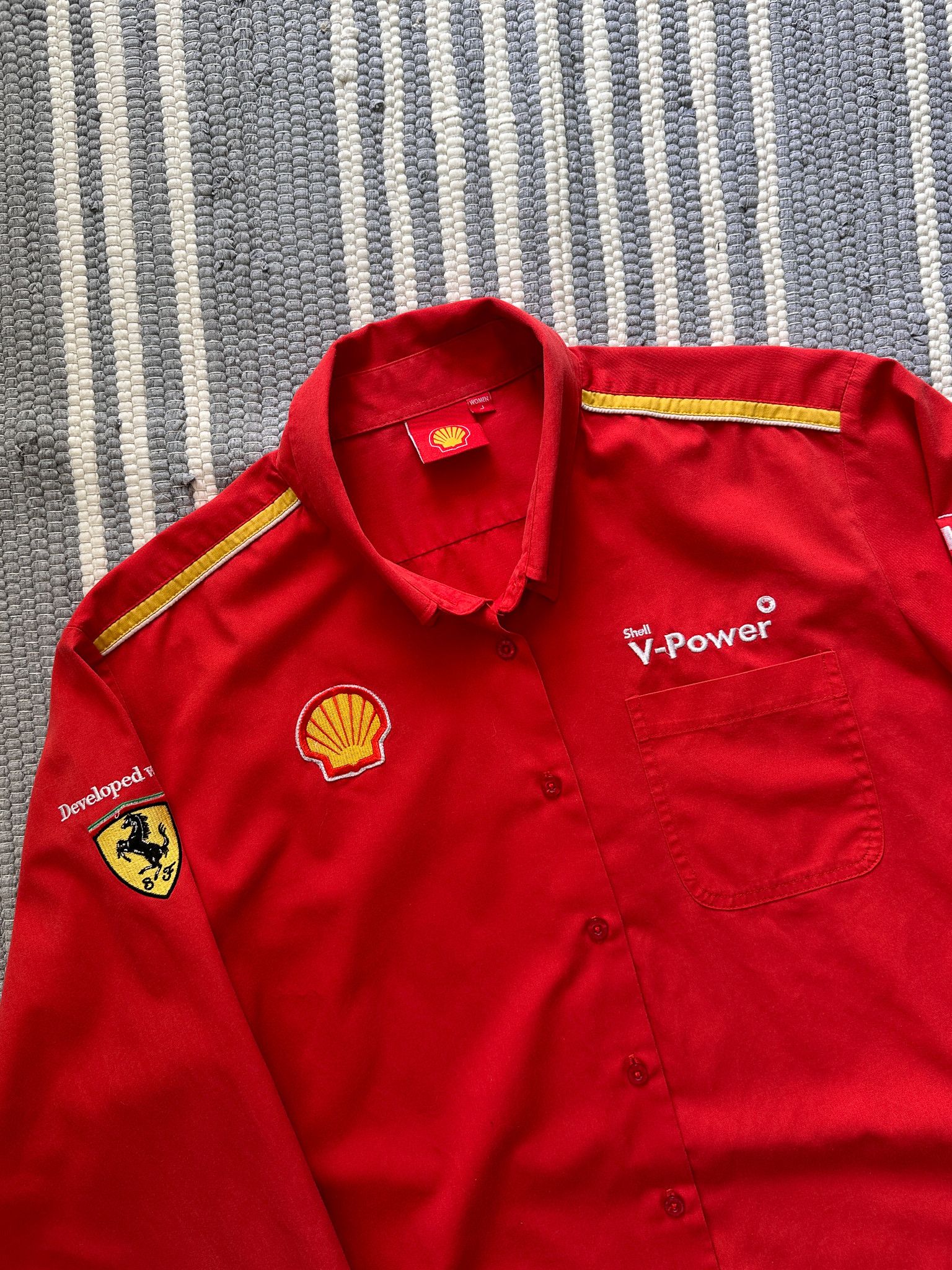 Ferrari Vintage Ferrari Formula Uno Racing Shirt Size L / US 10 / IT 46 - 6 Thumbnail