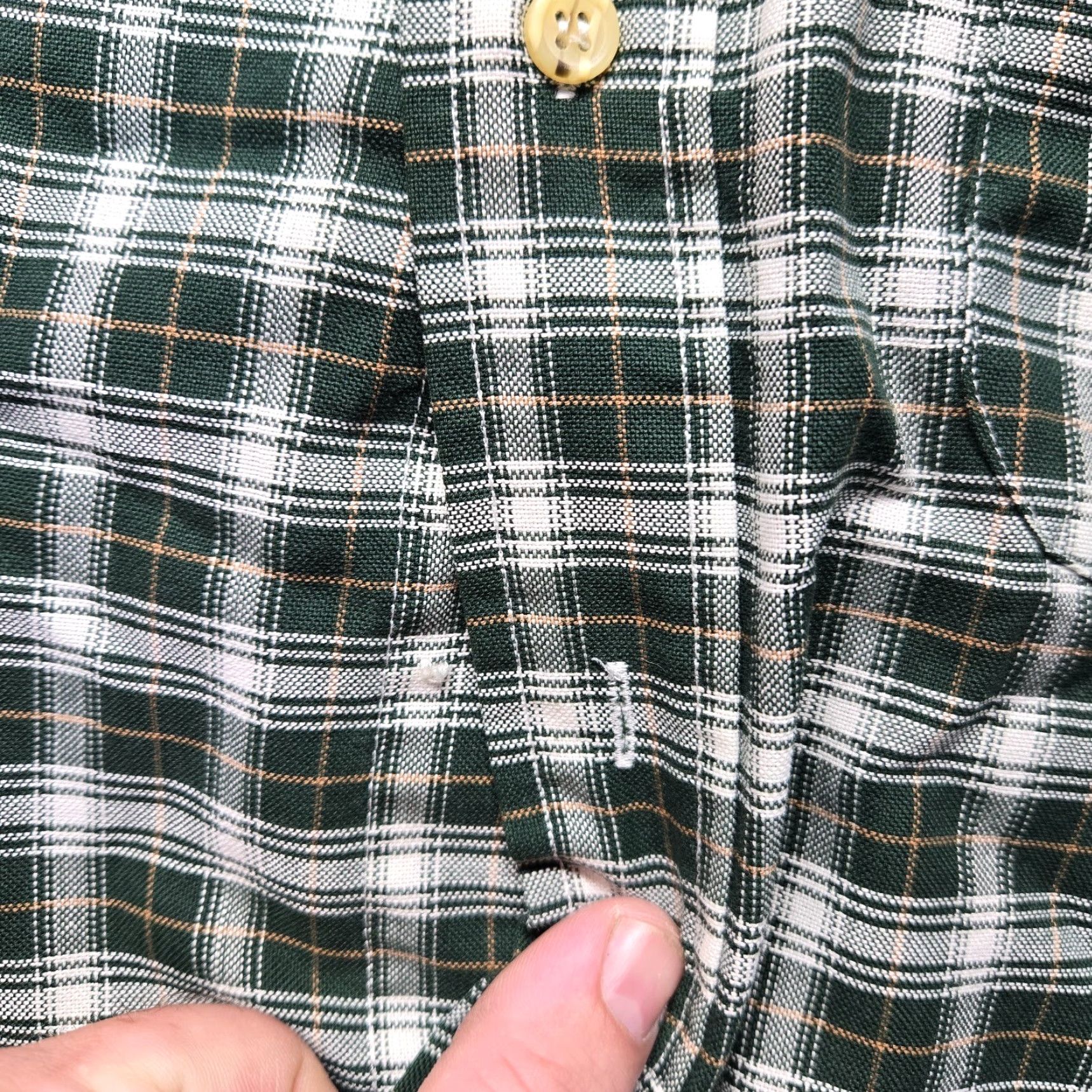 Vintage Loafers Reed & James Shirt Men M Plaid Green Cotton Button-Up Long Sleeve Casual Vintage: No (omit N/A) Size US M / EU 48-50 / 2 - 4 Thumbnail