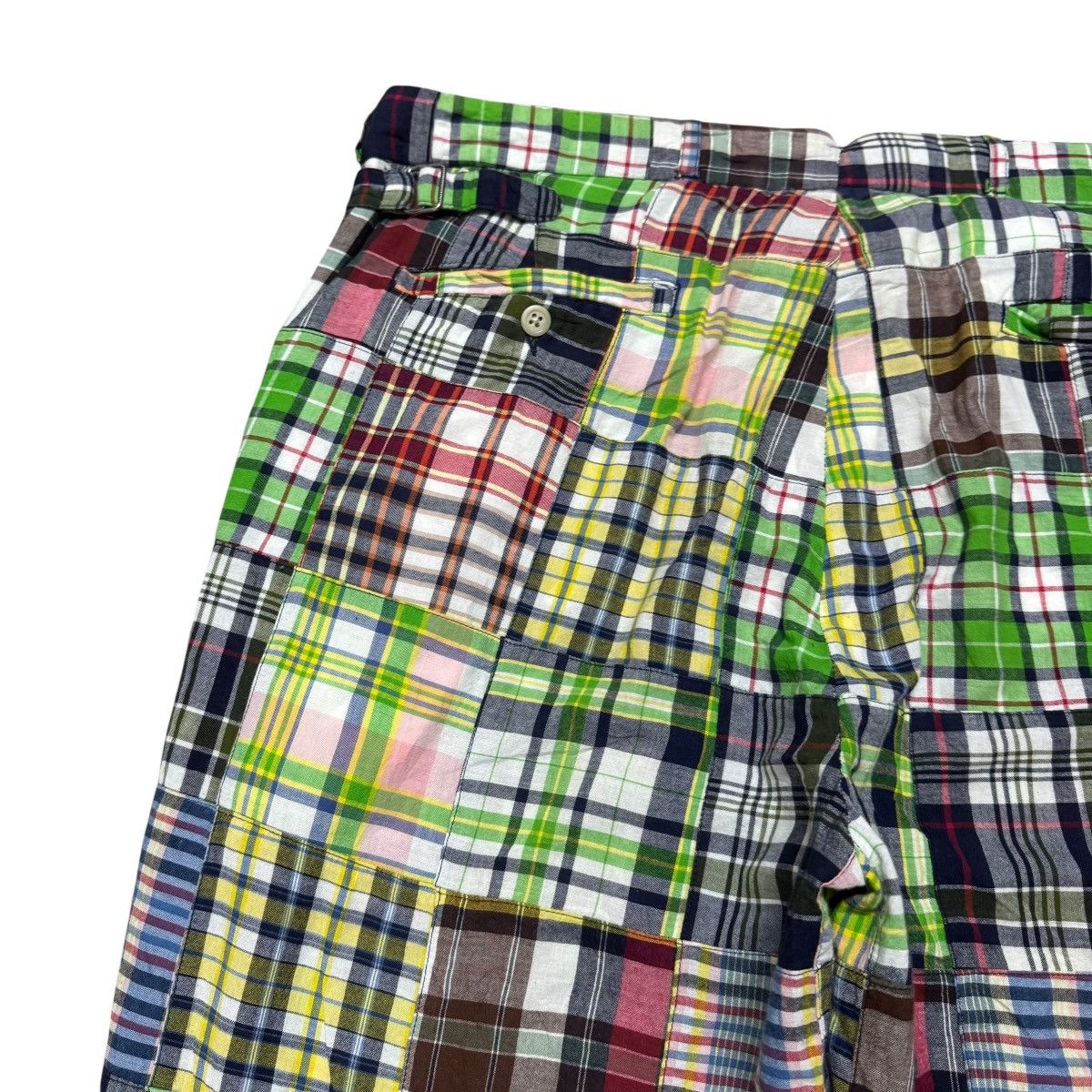 Polo Ralph Lauren Vintage 90s Polo Ralph Lauren Madras Checked Patchwork Pants Size US 36 / EU 52 - 10 Thumbnail