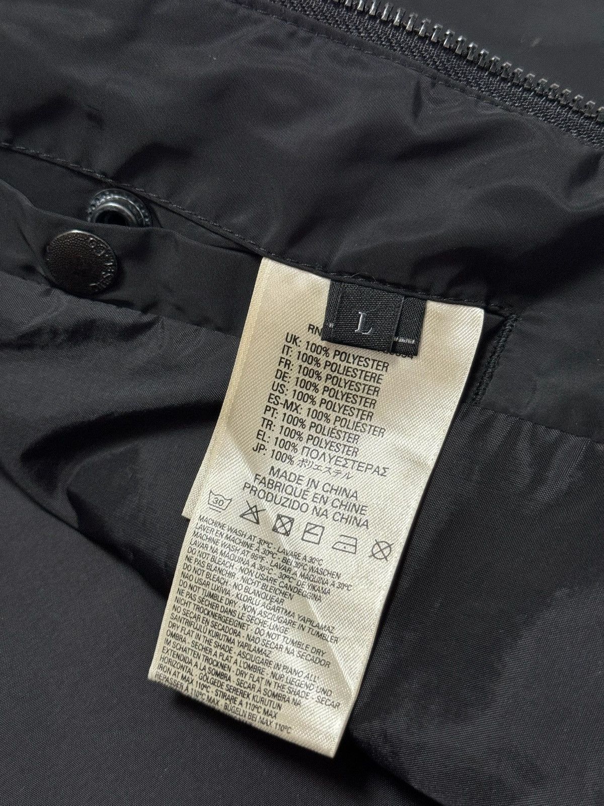 Diesel × Japanese Brand Vintage Diesel Jacket Windbreaker Black Avant-Garde Y2K 90s Size US L / EU 52-54 / 3 - 10 Thumbnail