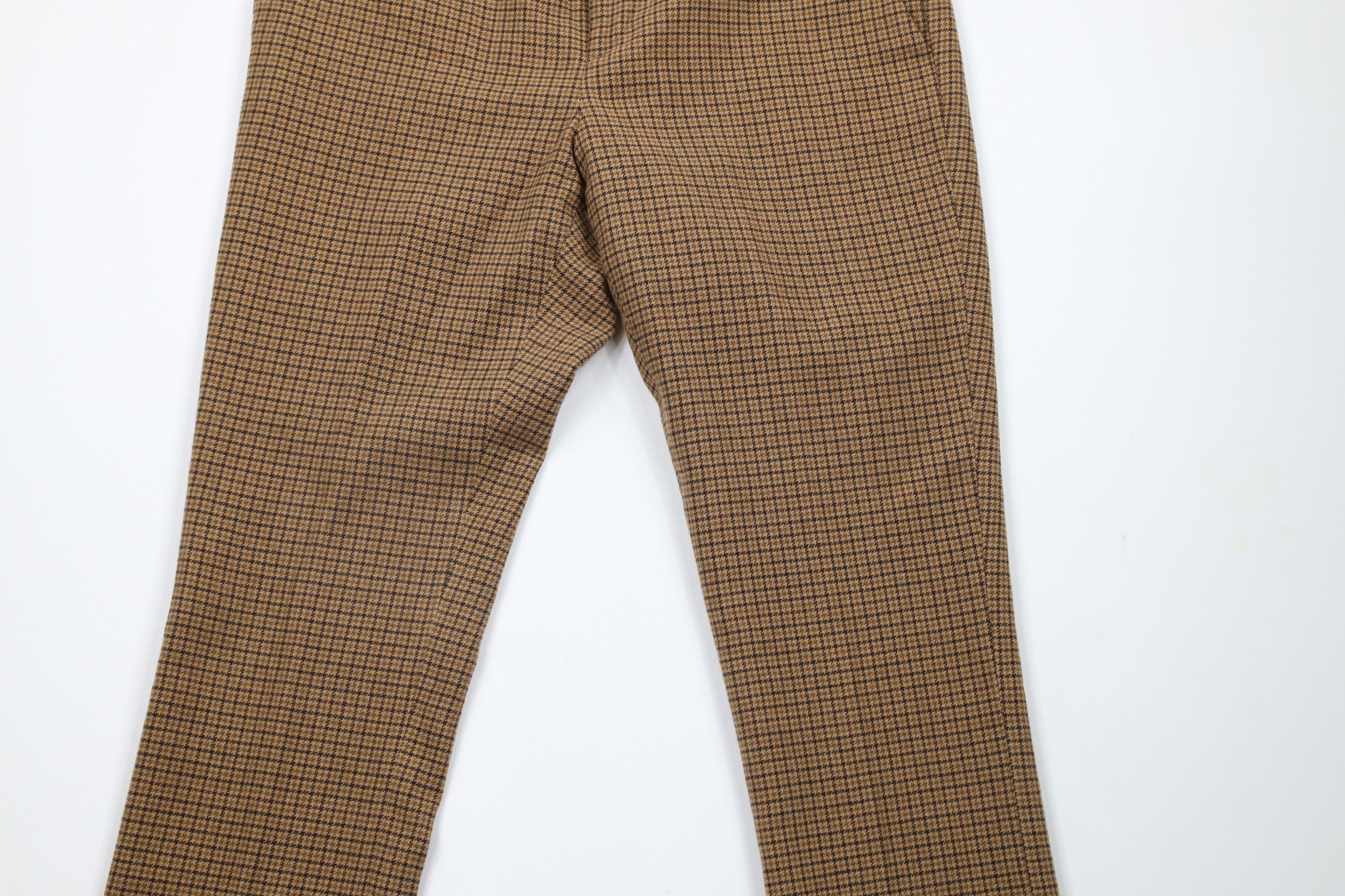 Ralph Lauren × Vintage Vintage 90s Ralph Lauren Houndstooth Checkered Chino Pants Size 32" / US 10 / IT 46 - 3 Thumbnail