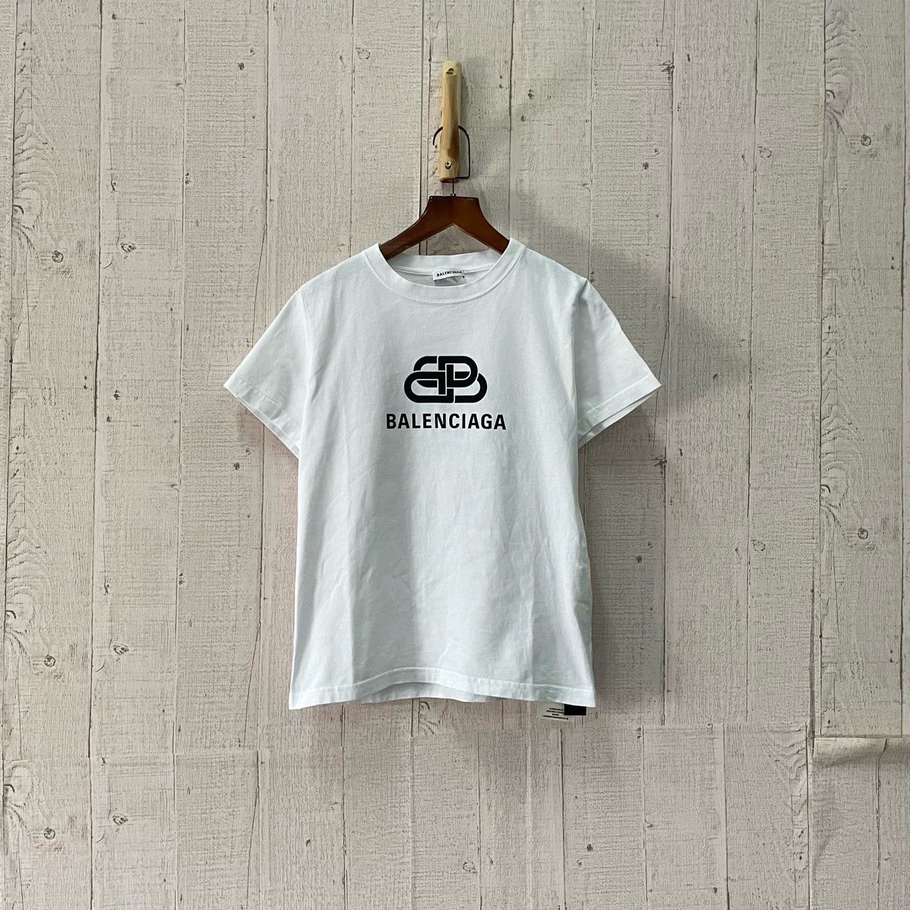 Balenciaga balenciaga logo short sleeve t-shirt size M Size US M / EU 48-50 / 2 - 1 Thumbnail
