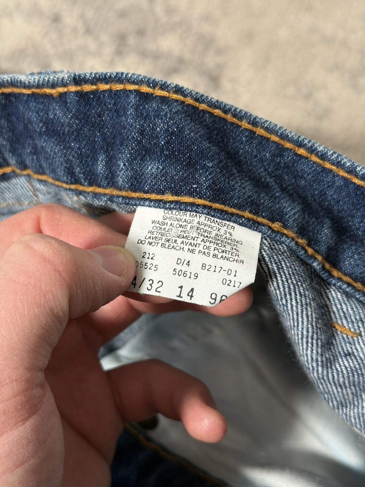 Levi's Y2K Levi's 619 Orange tab Denim Baggy Jeans Pants Size US 34 / EU 50 - 4 Thumbnail