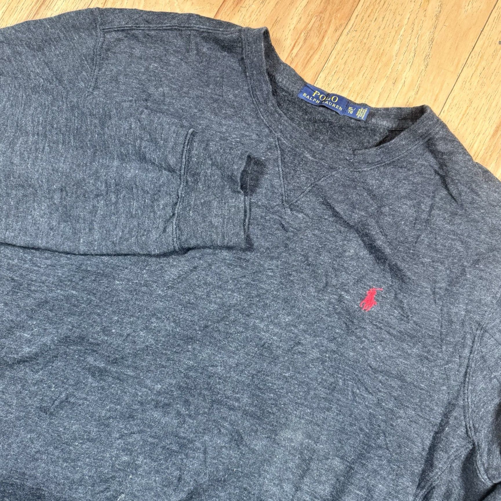 Ralph Lauren Polo Ralph Lauren Sweater Mens XL Crew Neck Lightweight Gray Size US XL / EU 56 / 4 - 2 Thumbnail