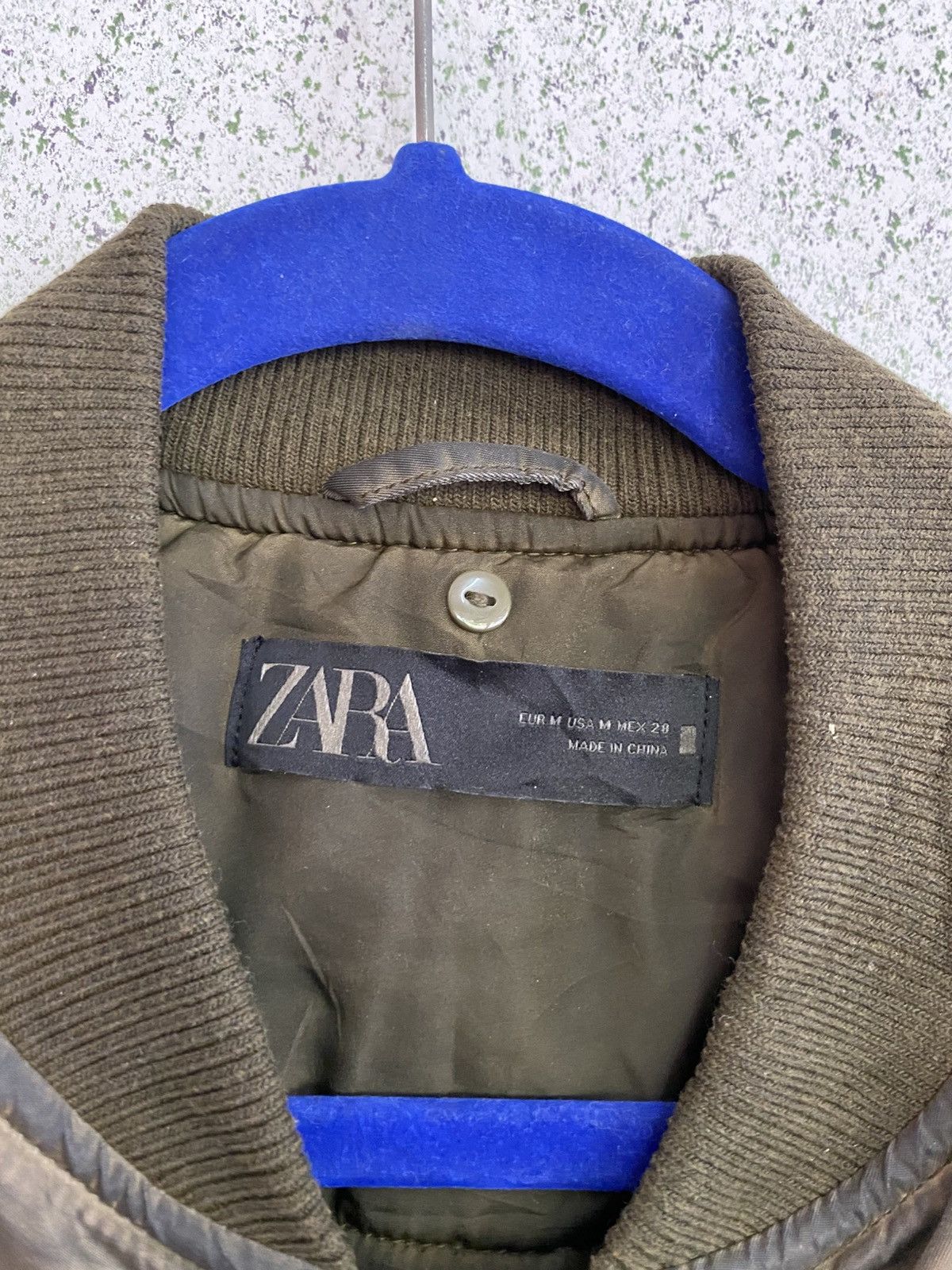 Zara ZARA Basic Military Bomber Jacket Alpha Croptop for Women Size M / US 6-8 / IT 42-44 - 9 Thumbnail