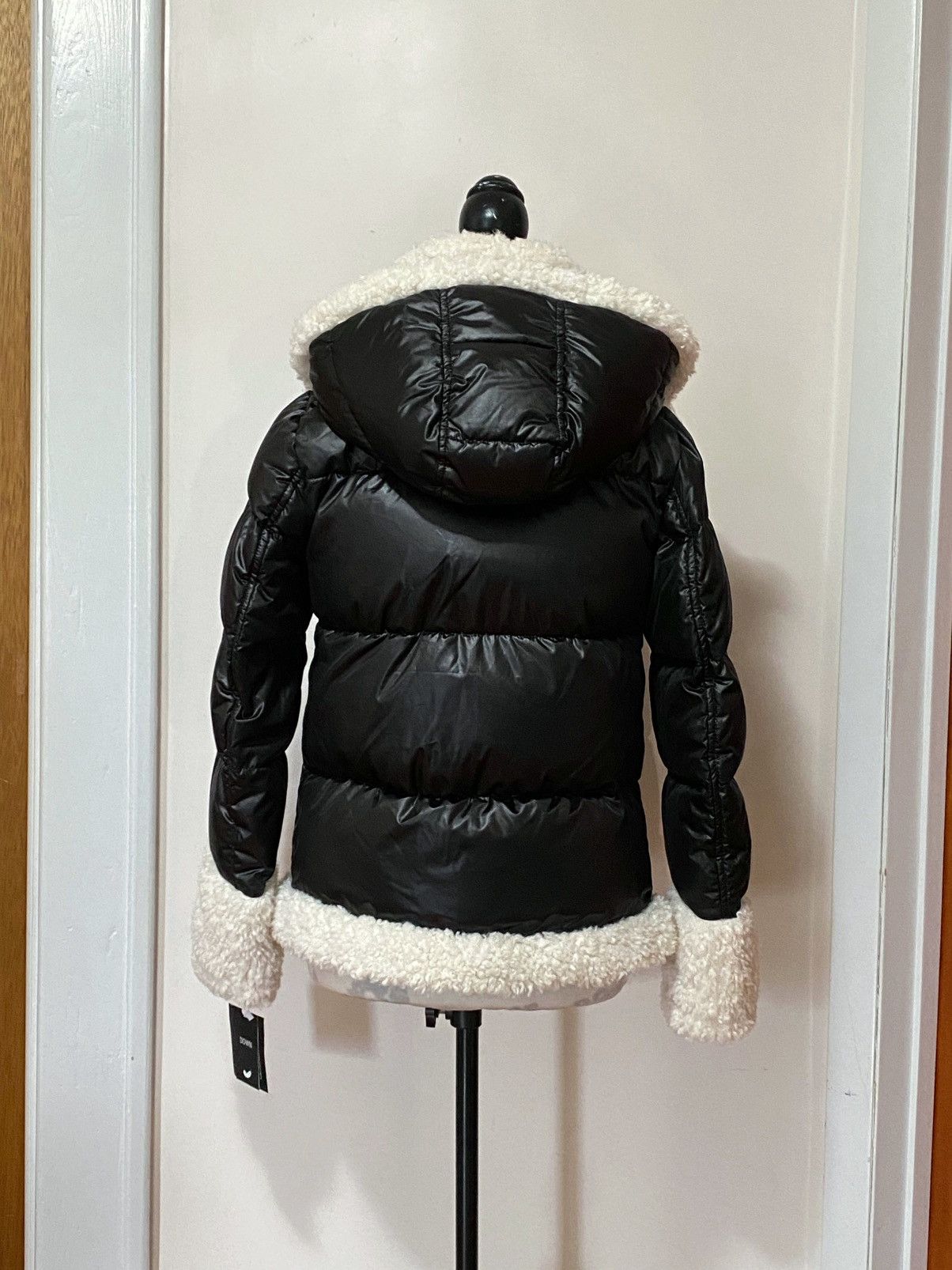 Mercer Collective Dana Mixed-Media Hooded Down Coat size XS