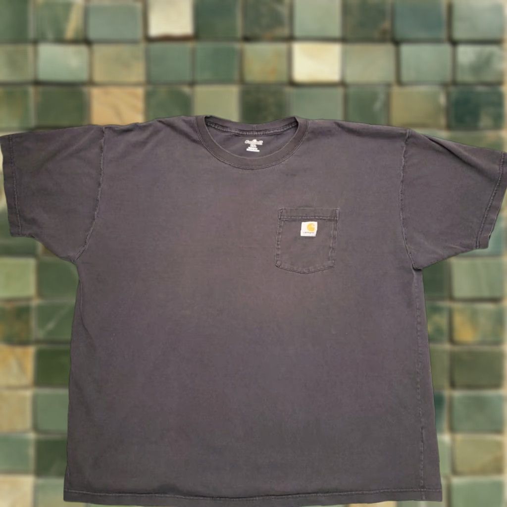 Carhartt VINTAGE Carhartt Shirt Mens 2XL Black Pocket Workwear Short Sleeve Tee Outdoors Cotton Size US XXL / EU 58 / 5 - 1 Thumbnail