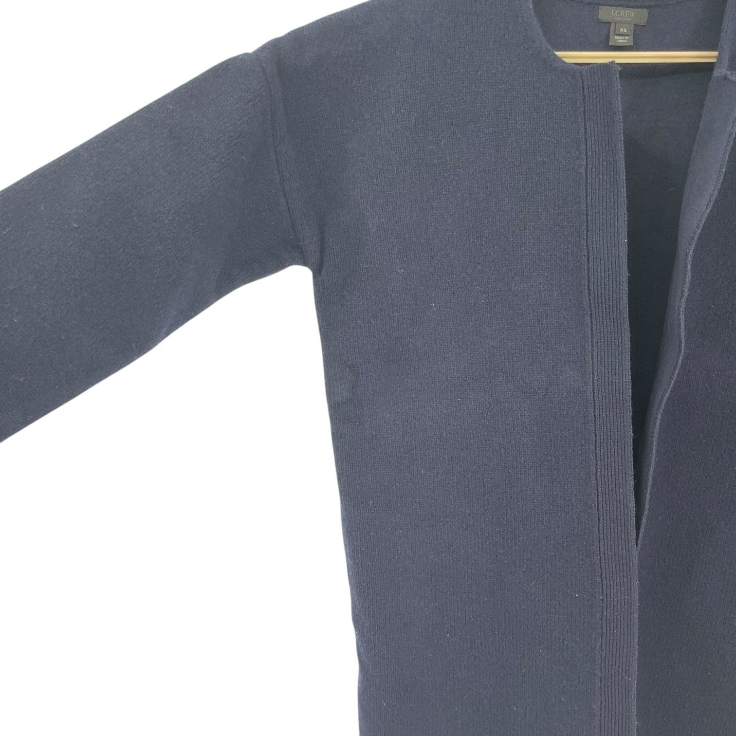 J.Crew J Crew Sweater Coat Lined Lambswool Pockets Oversized XS/S/M Size XS / US 0-2 / IT 36-38 - 7 Thumbnail