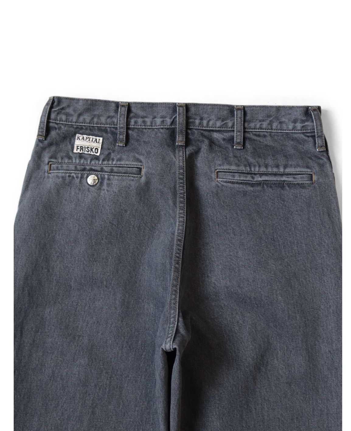 Kapital Kapital 14oz black denim 5P Frisco 32inch Size US 32 / EU 48 - 5 Thumbnail