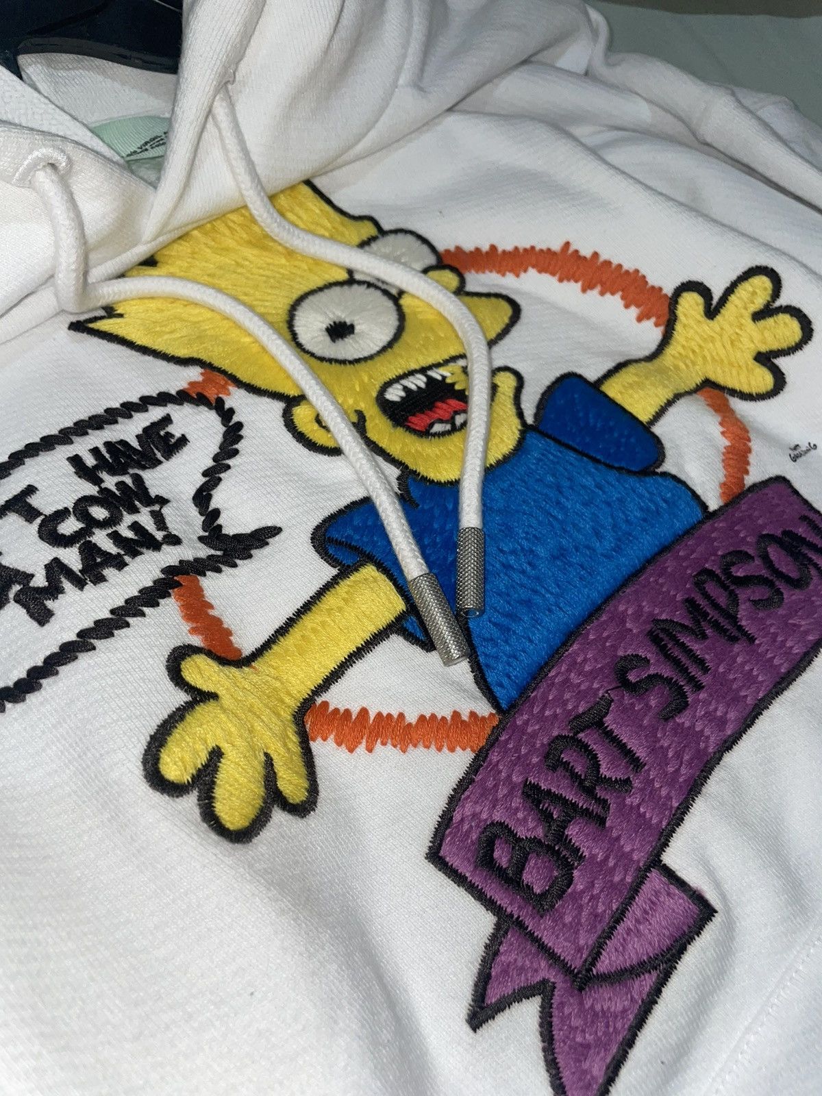 Off-White Hoodie Off-White Bart Simpsons Size M Size US M / EU 48-50 / 2 - 3 Thumbnail
