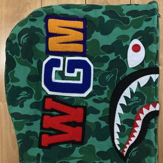 Bape 🔥Shibuya Store Camo🔥 BAPE CAMO Shark Full Zip Hoodie APE Size US L / EU 52-54 / 3 - 4 Thumbnail