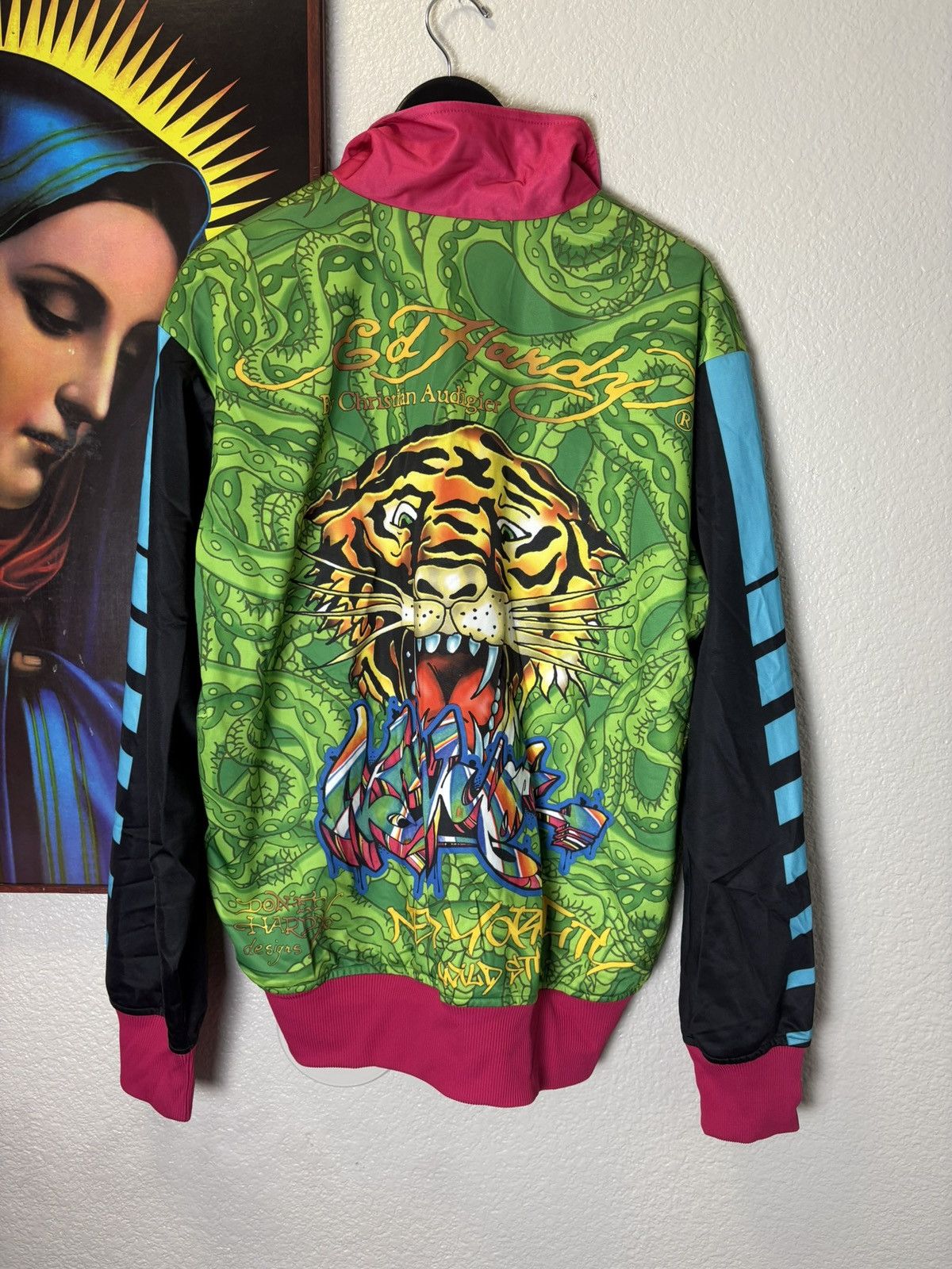 Christian Audigier Ed Hardy by Christian Audigier Track Jacket Size US L / EU 52-54 / 3 - 3 Thumbnail